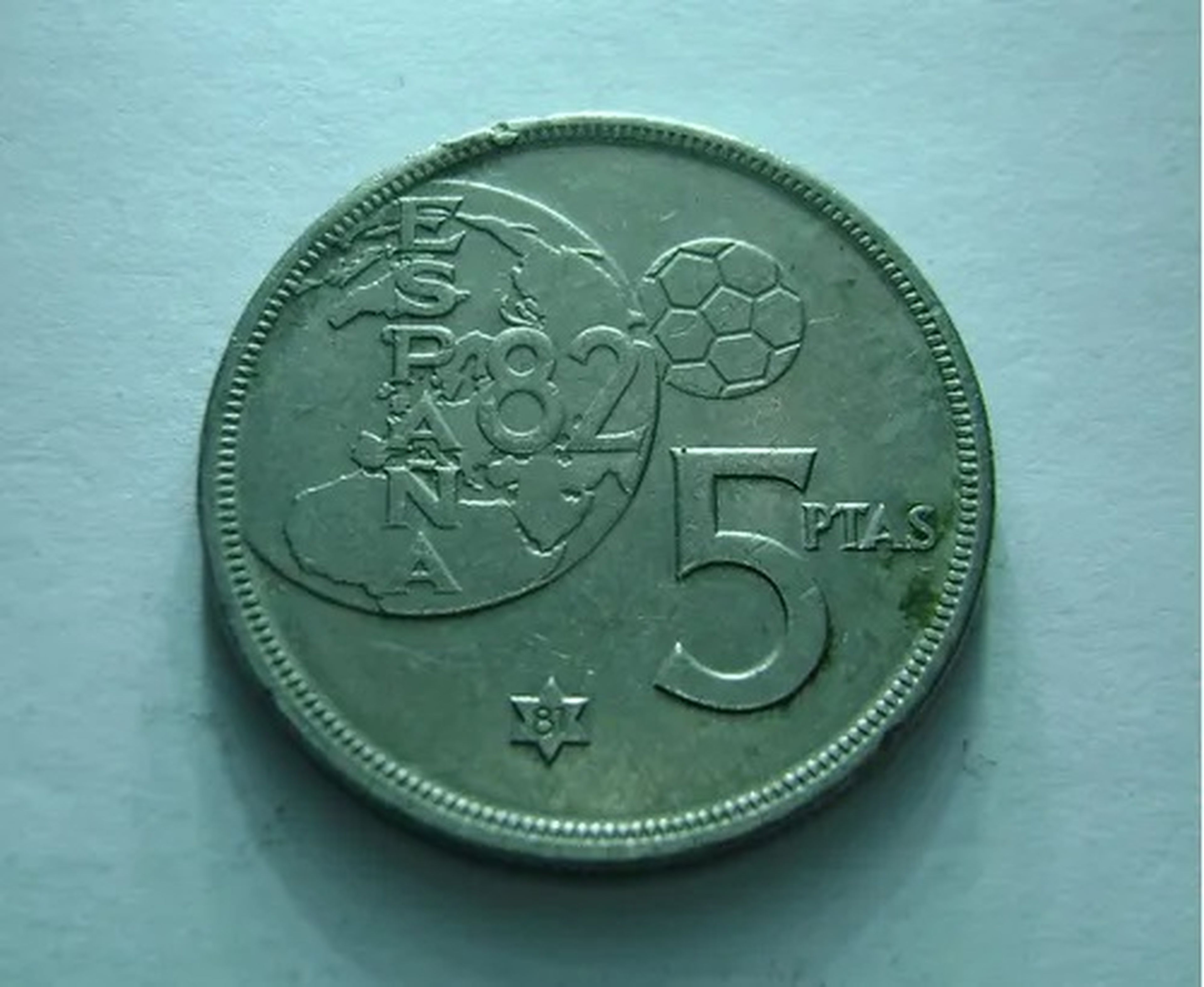 5 pesetas Mundial 1982