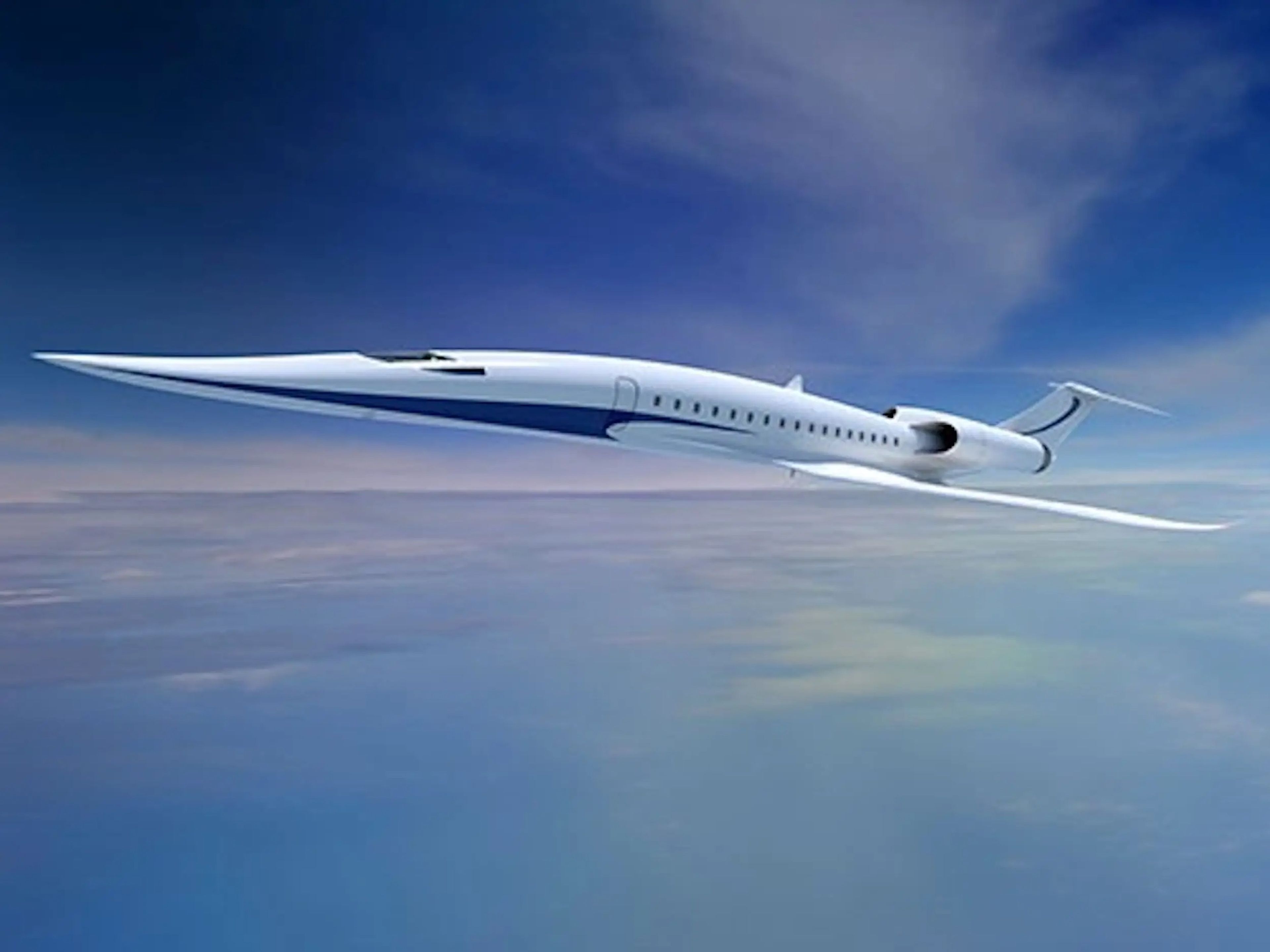 Concept image of the JAXA jet.