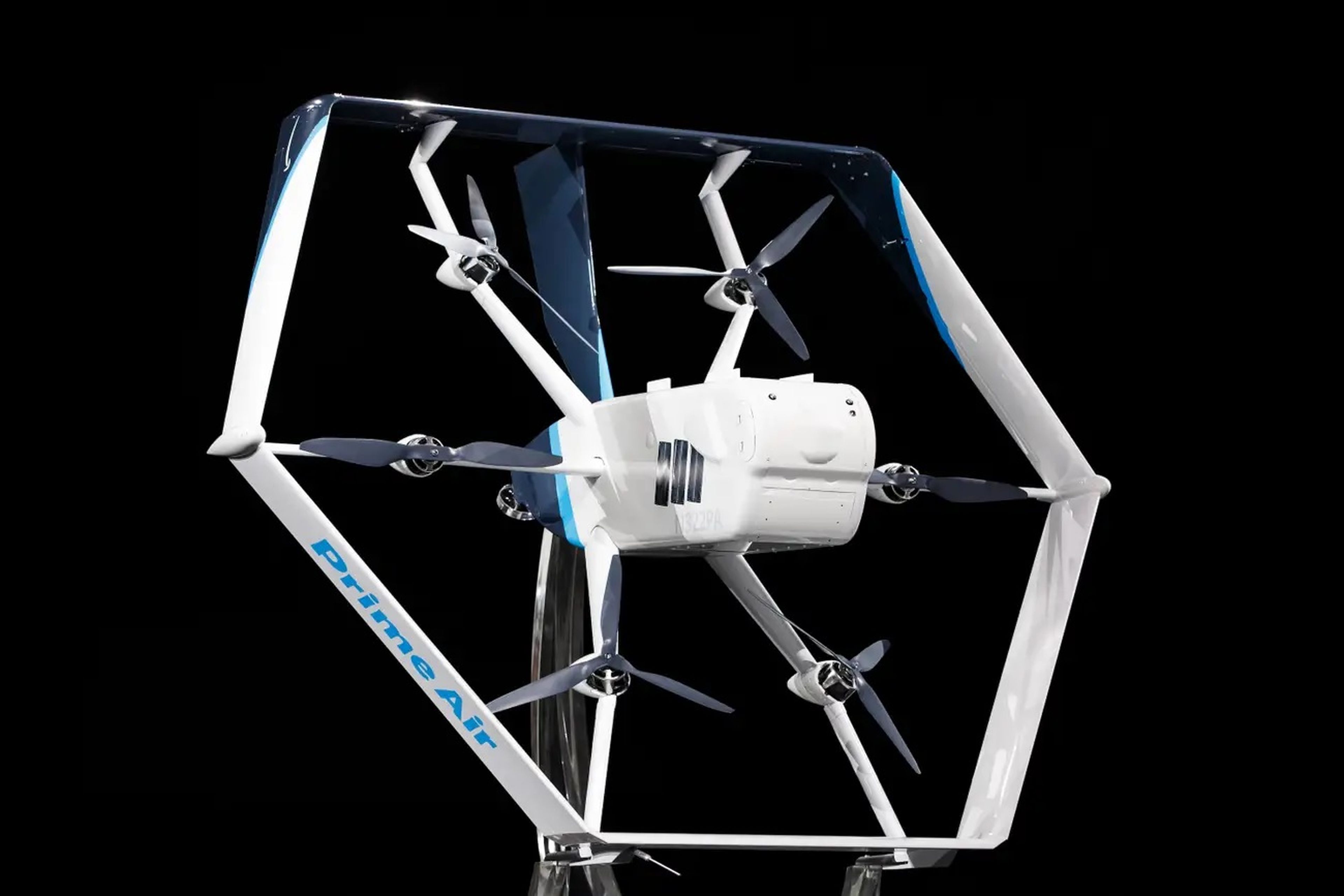 Un dron Air Prime de Amazon. 