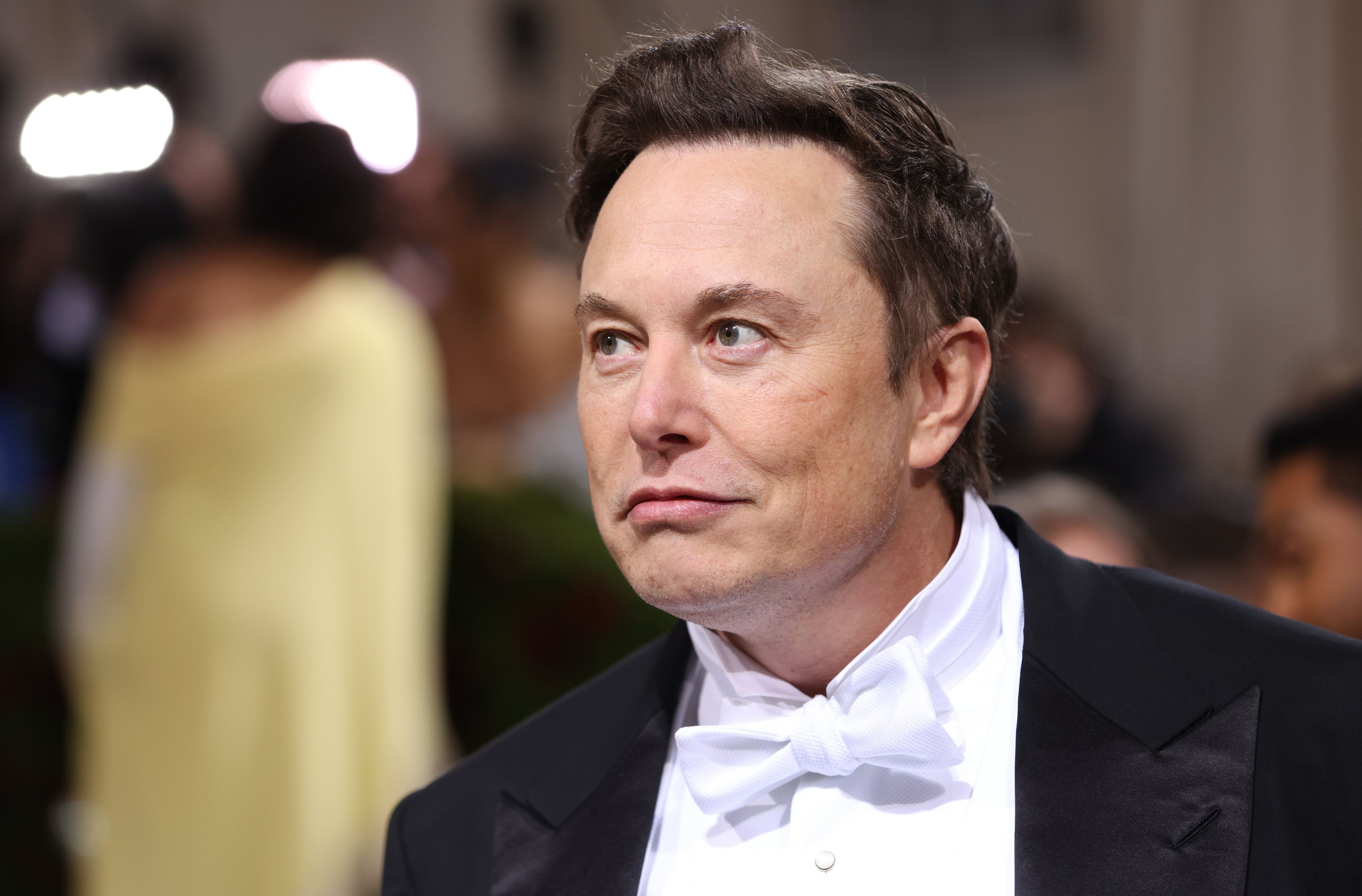 Elon Musk en una gala