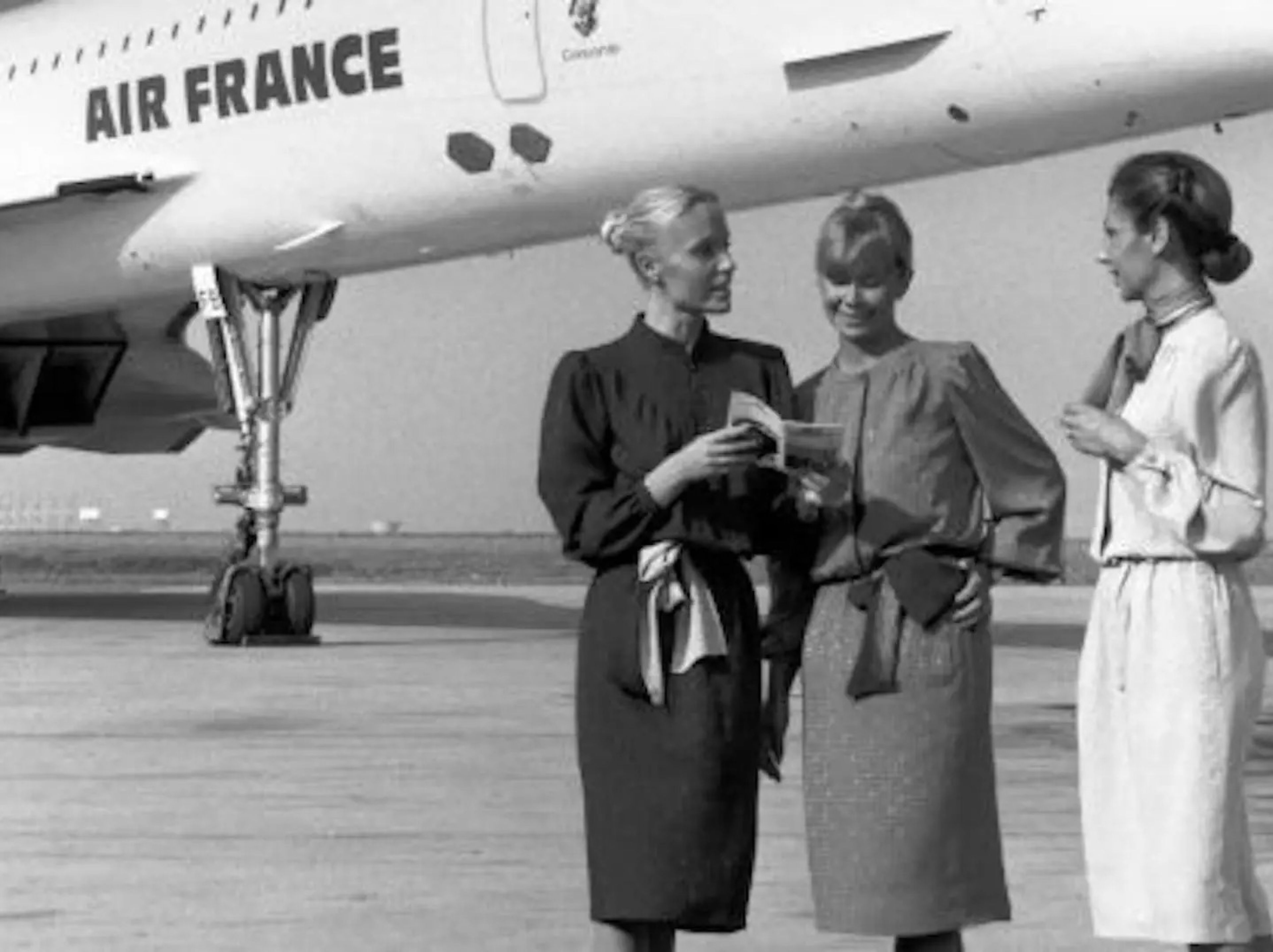 First Air France Concorde flight.