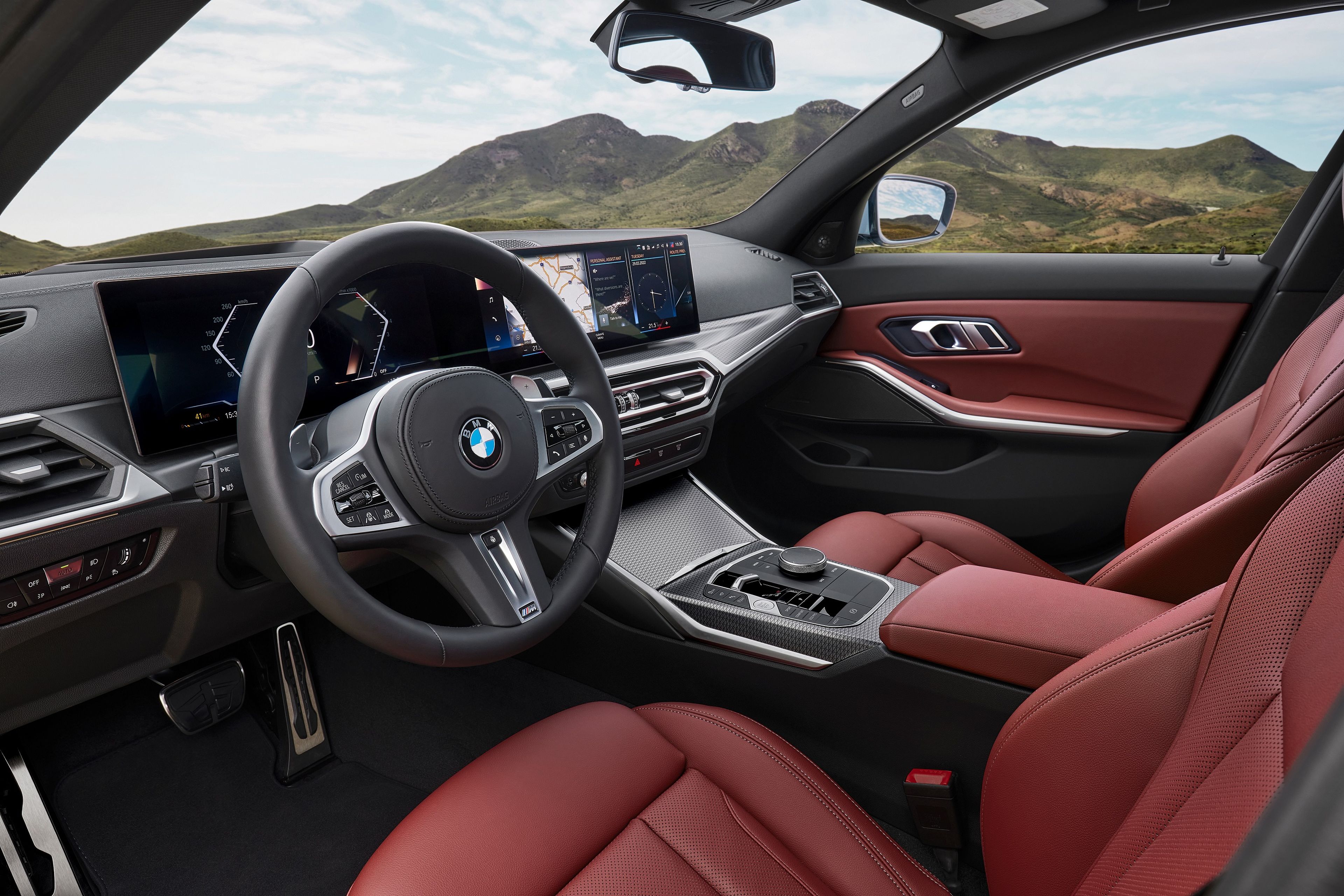 Interior de un BMW.