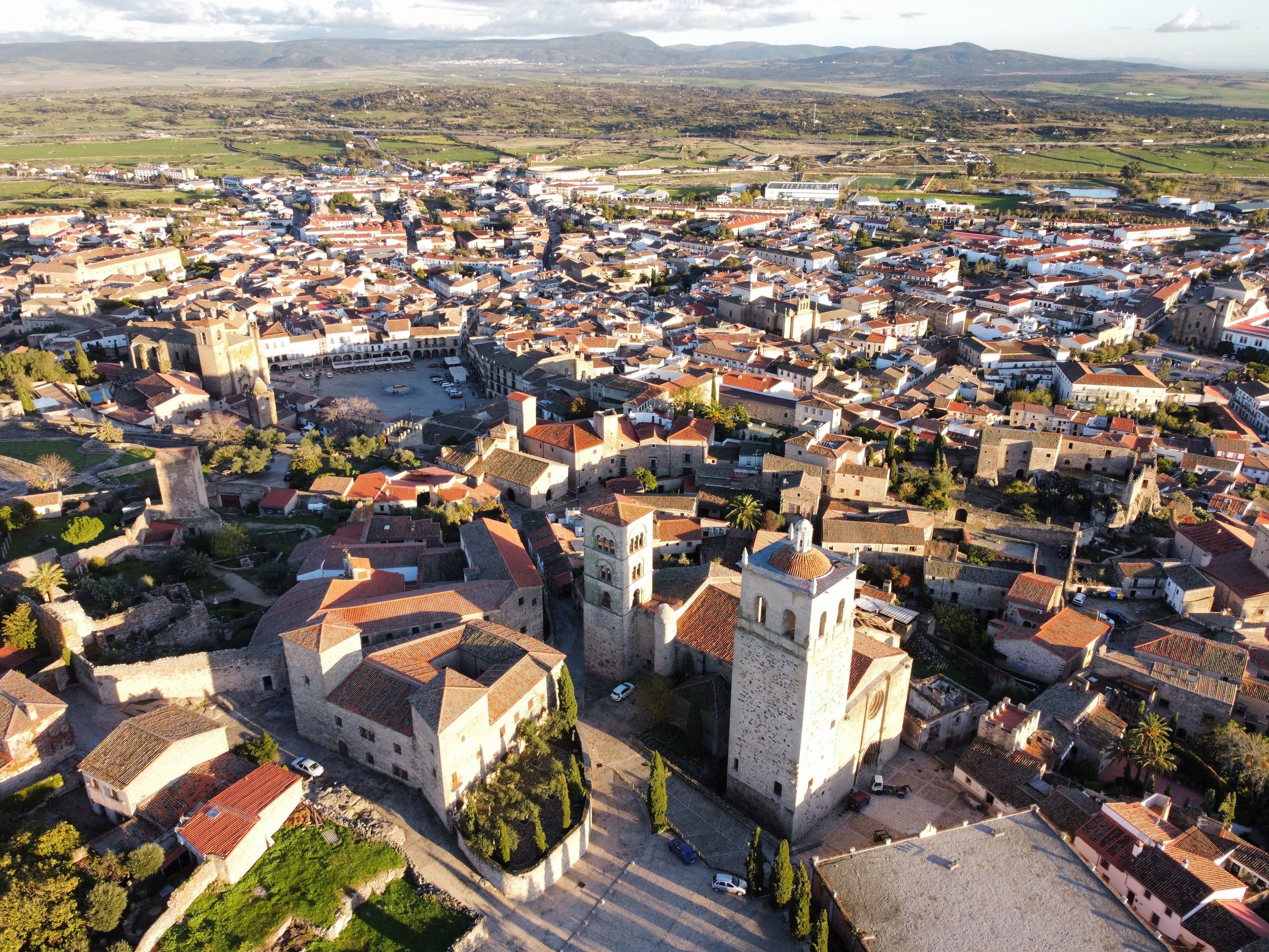 Vista aérea de Trujillo.