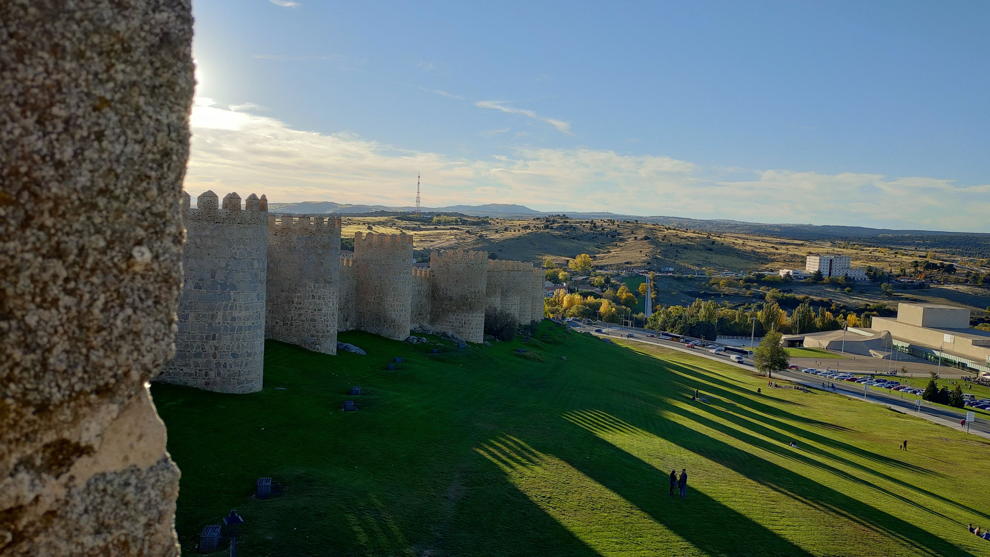 La muralla de Ávila desde una de sus torres.