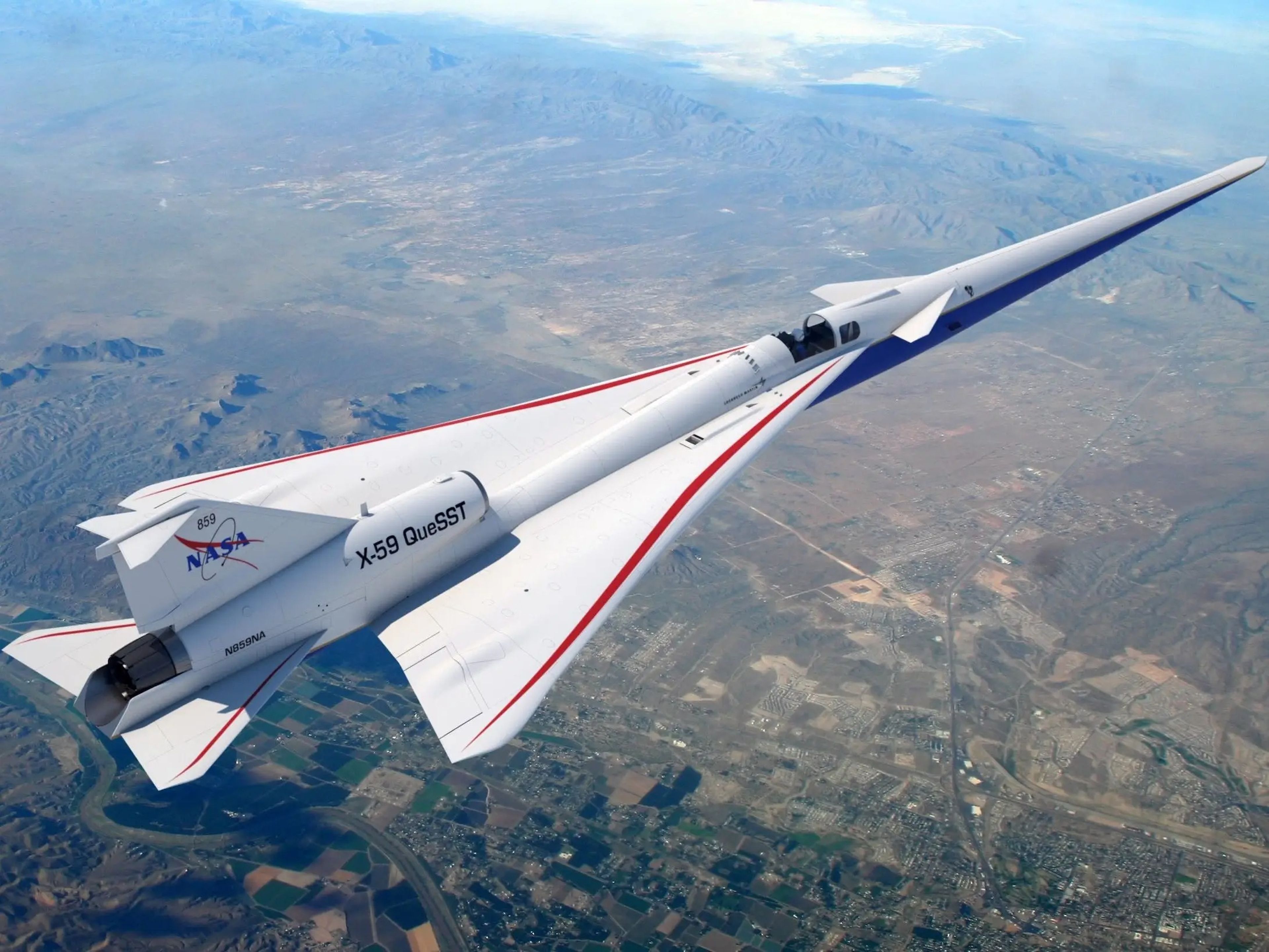 X-59 SuperSonic Technology (QueSST).