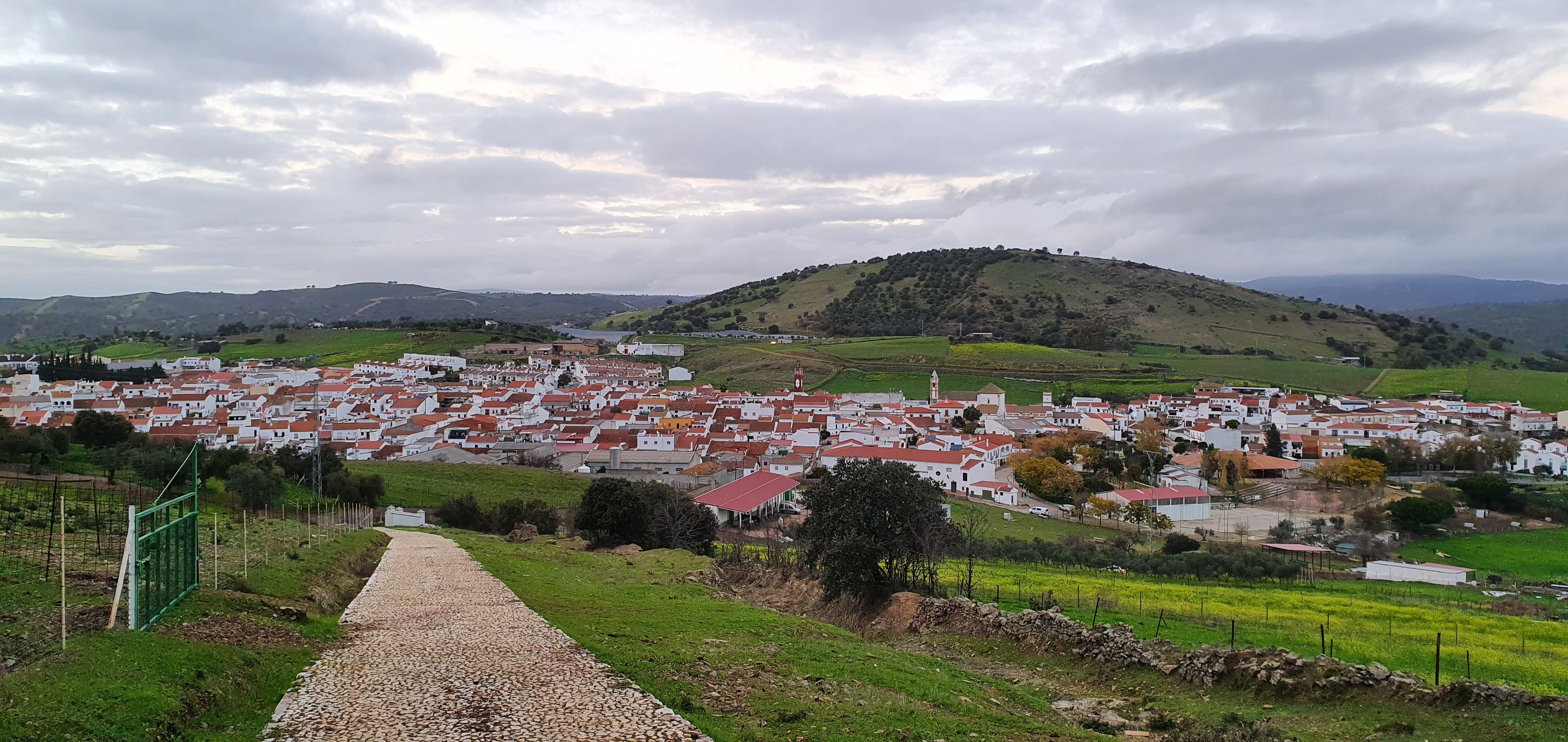 Vista del pueblo de Almadén