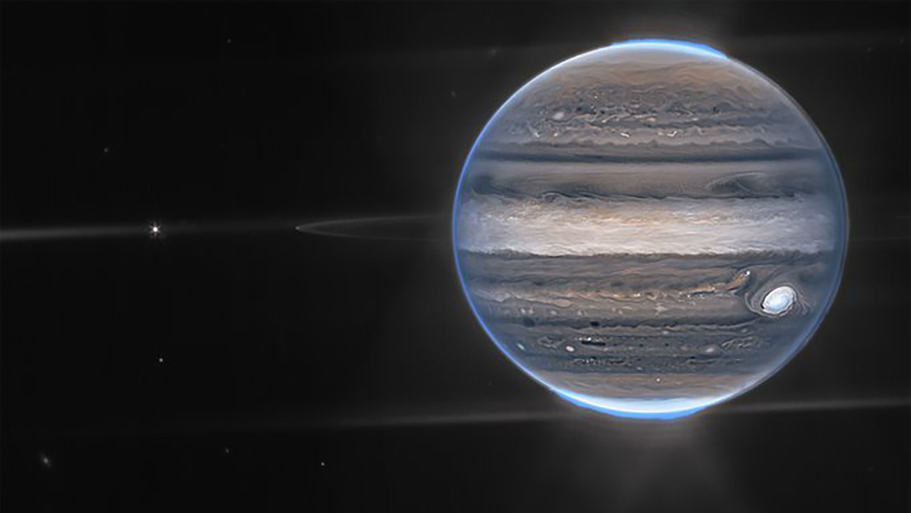 Auroras de Júpiter capturadas por el James Webb