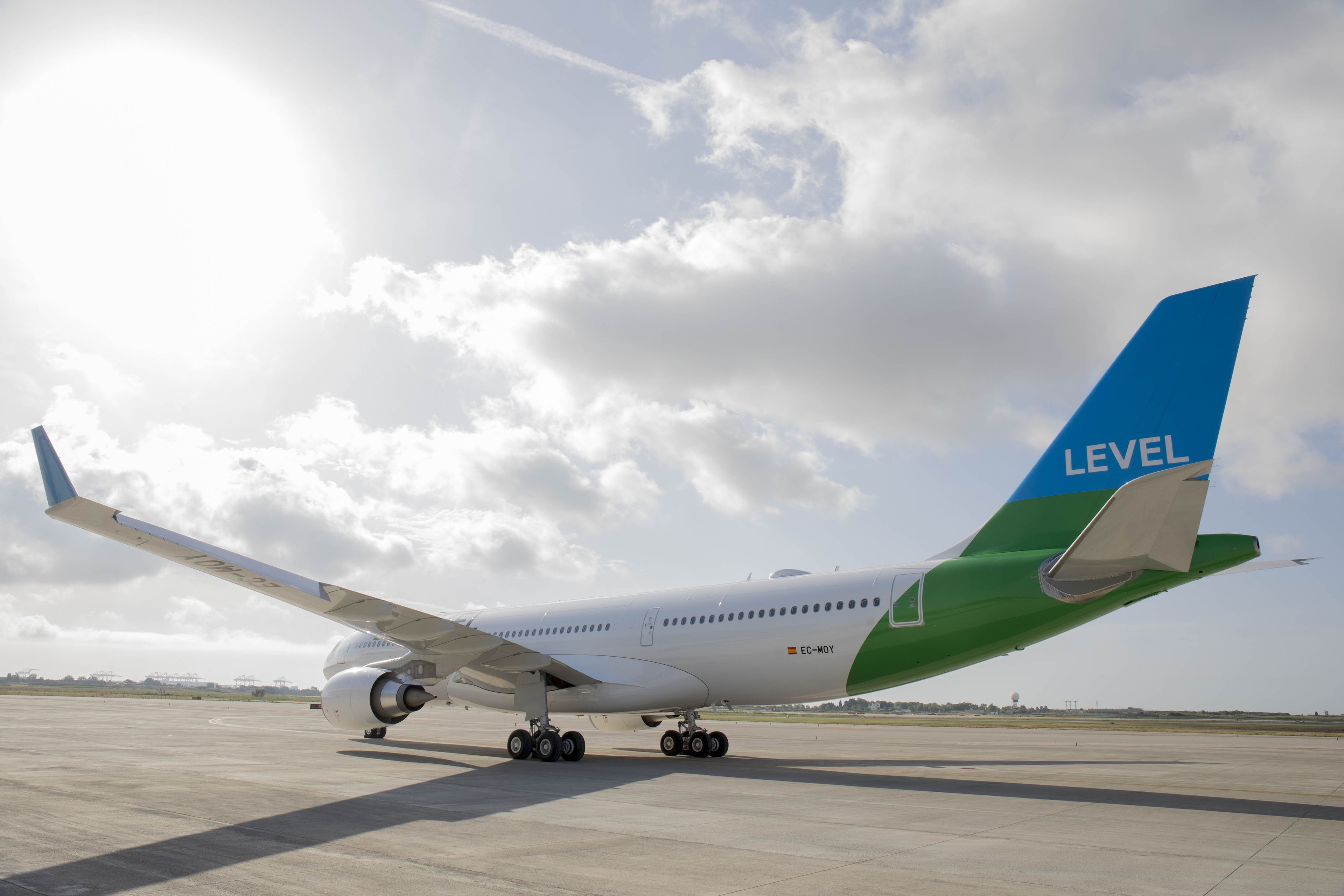 Avión Airbus A330-200 de la compañía LEVEL / Cortesía de LEVEL. / Cortesía de LEVEL.