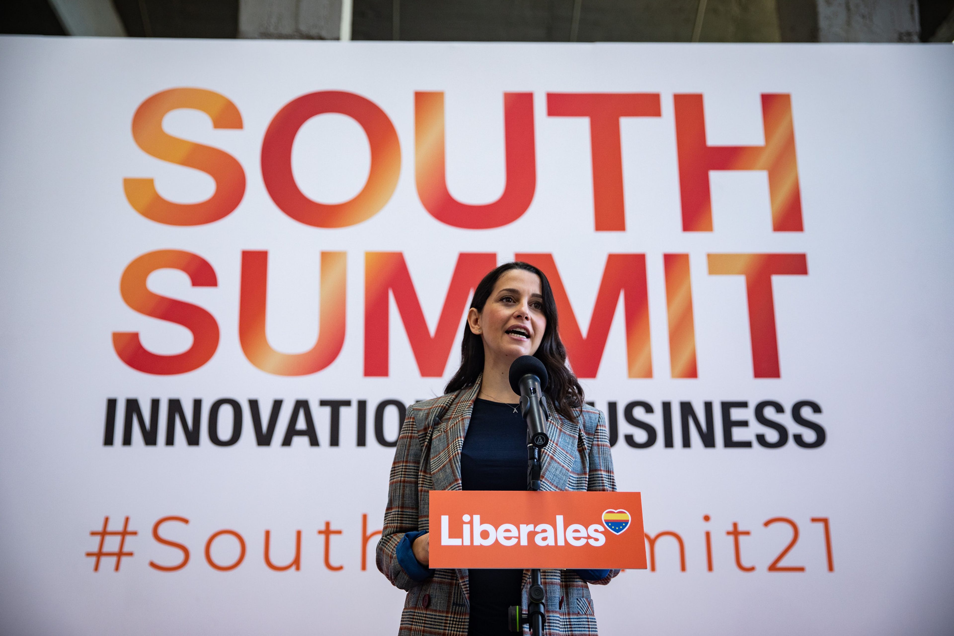 Inés Arrimadas, en el South Summit.