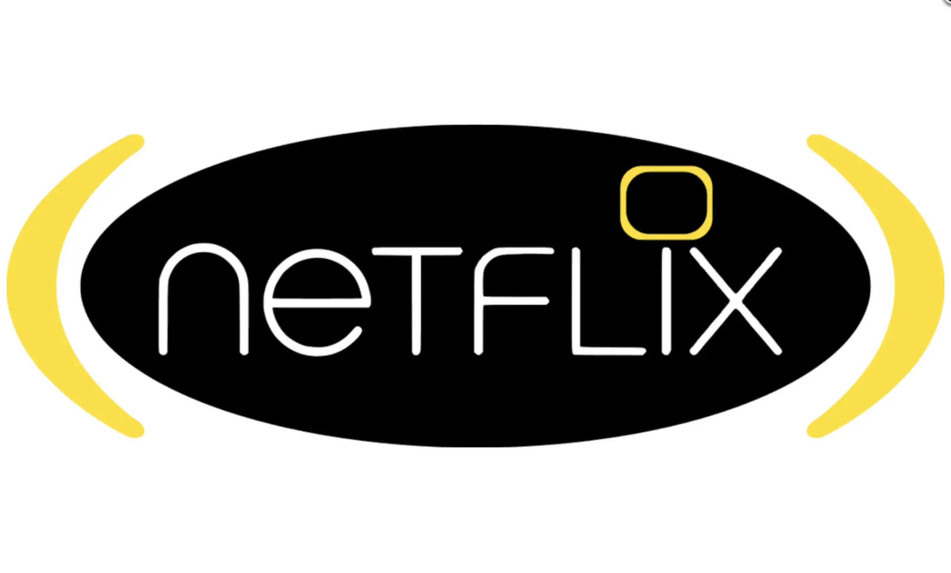 Así era el segundo logotipo de Netflix.