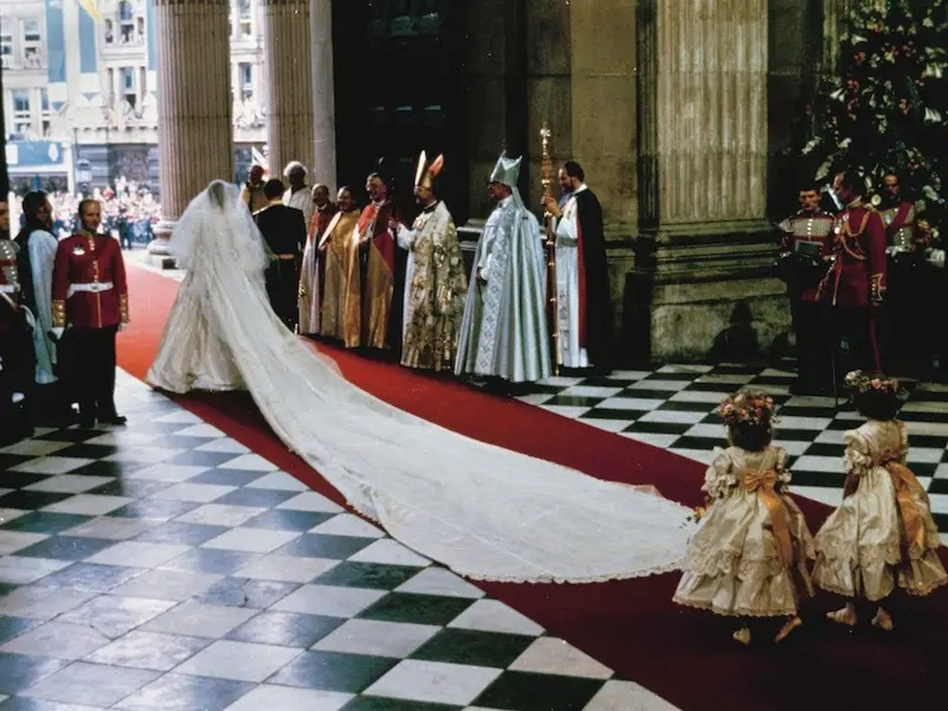 La princesa Diana en su boda. / AP Photo
