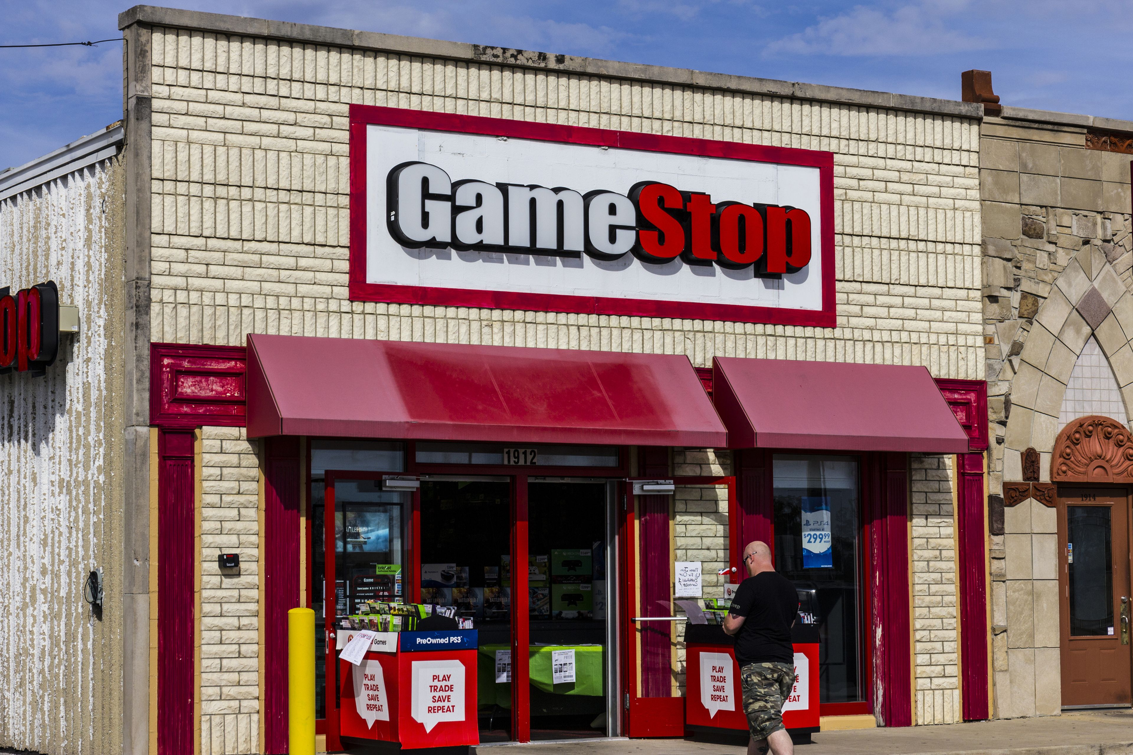 Una tienda de GameStop.