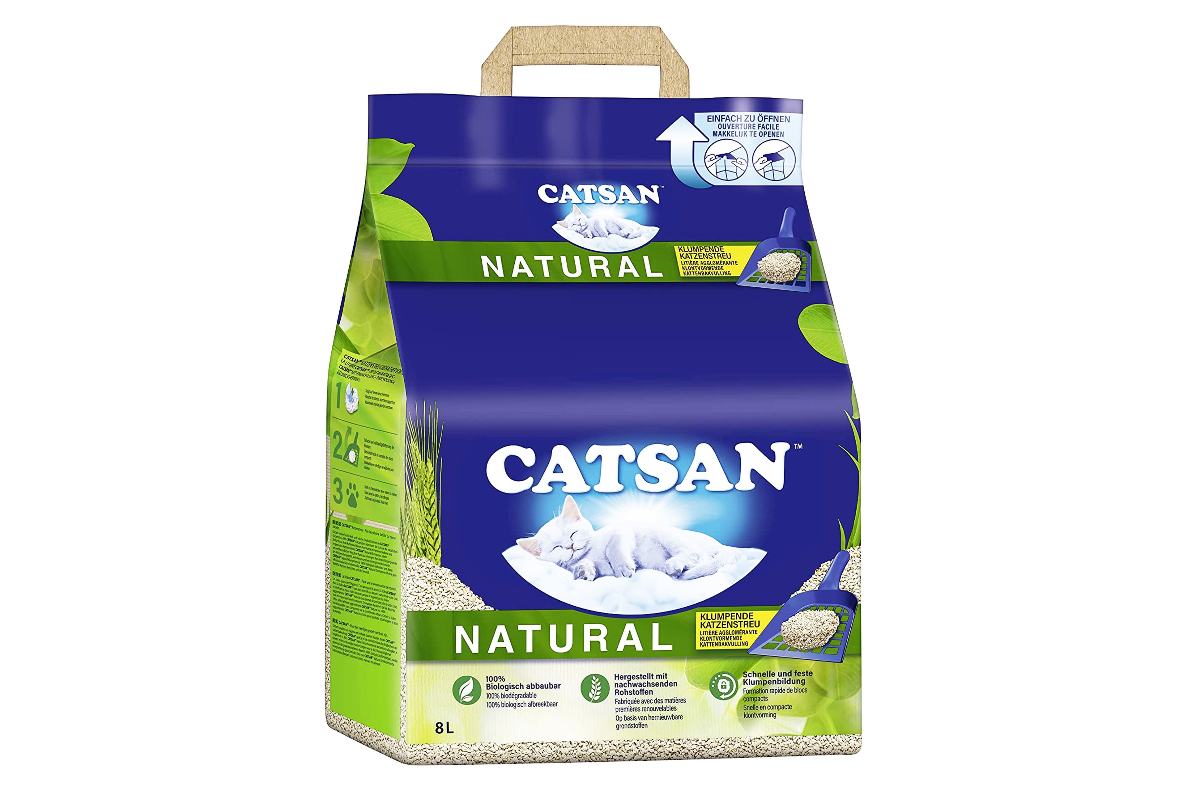 Arena para gatos Catsan Natural