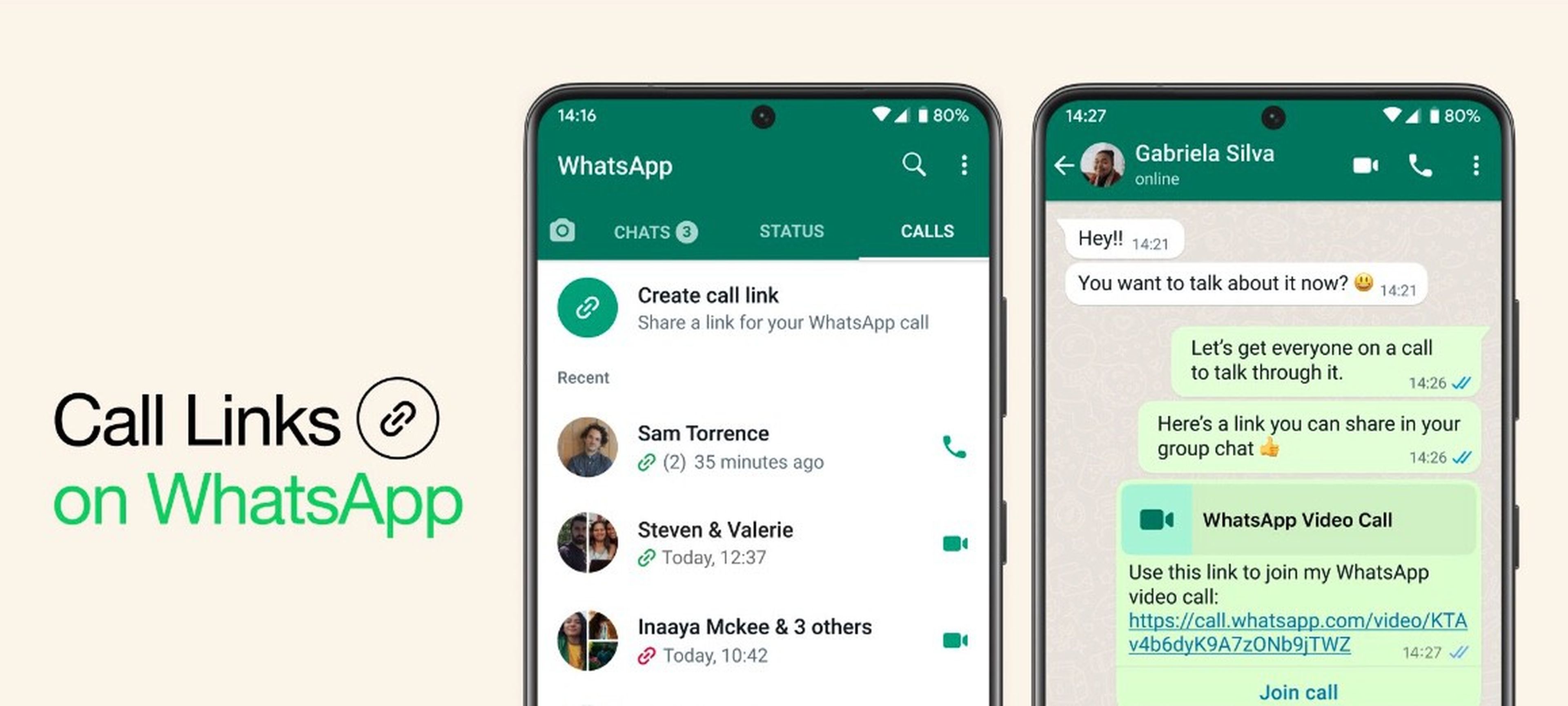 Call Links de WhatsApp: así puedes crear y compartir links de videollamadas