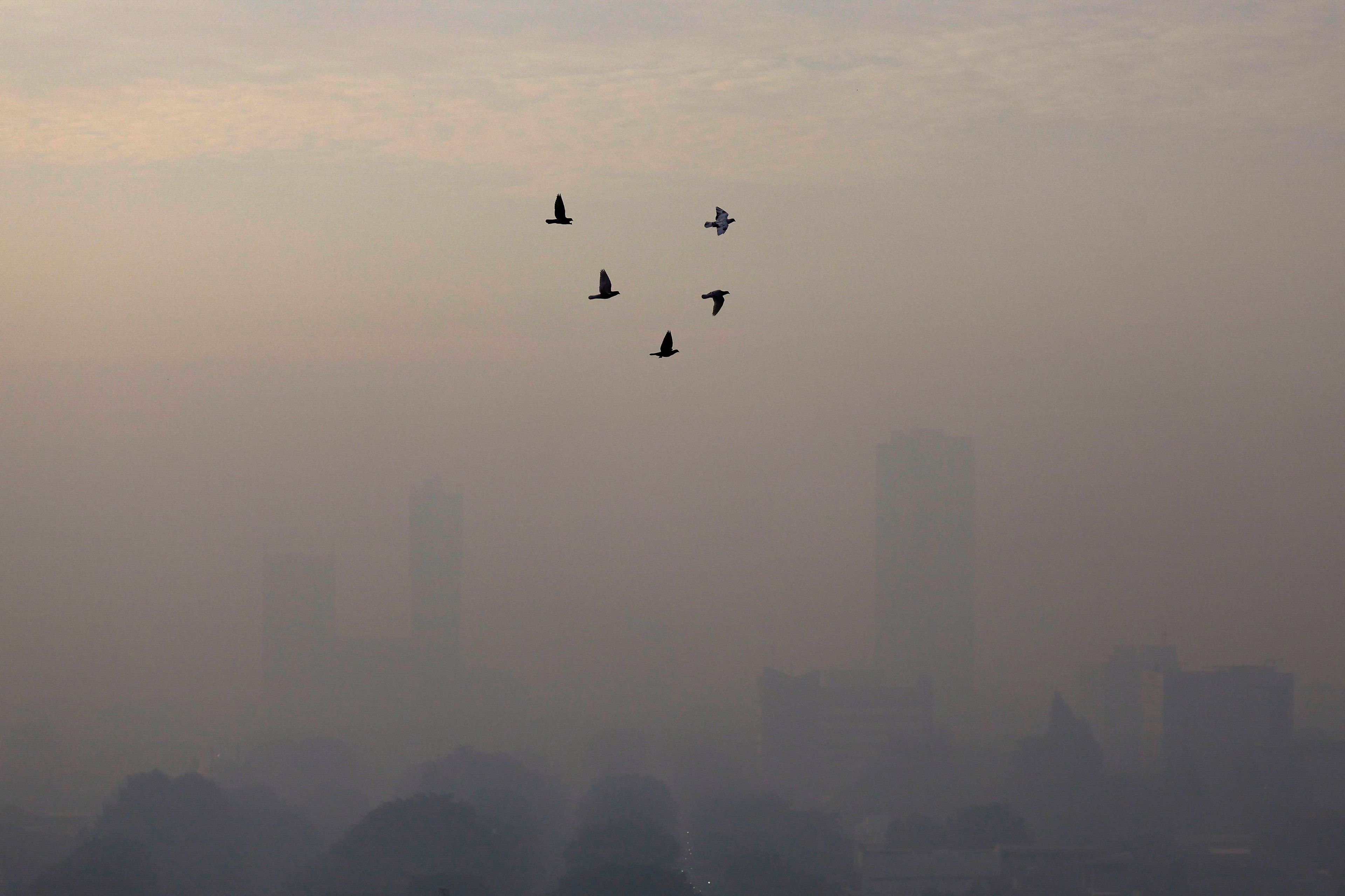 Altos niveles de contaminación en Jakarta (Indonesia).