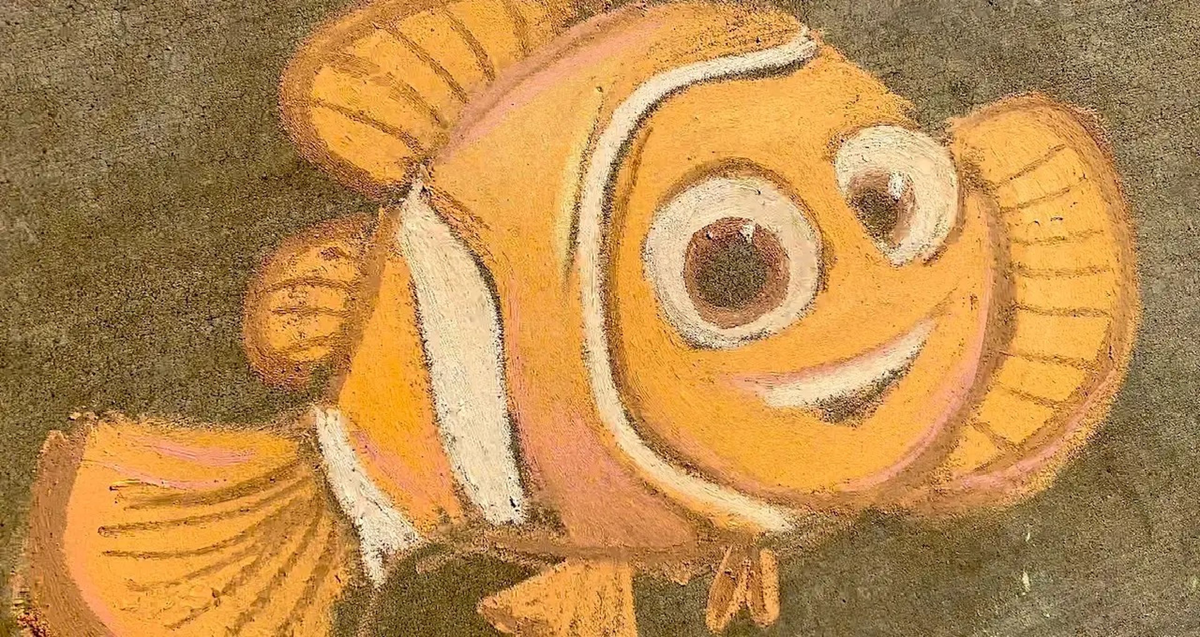 Dibujo de Plascencia de Nemo, de la película 'Buscando a Nemo'.