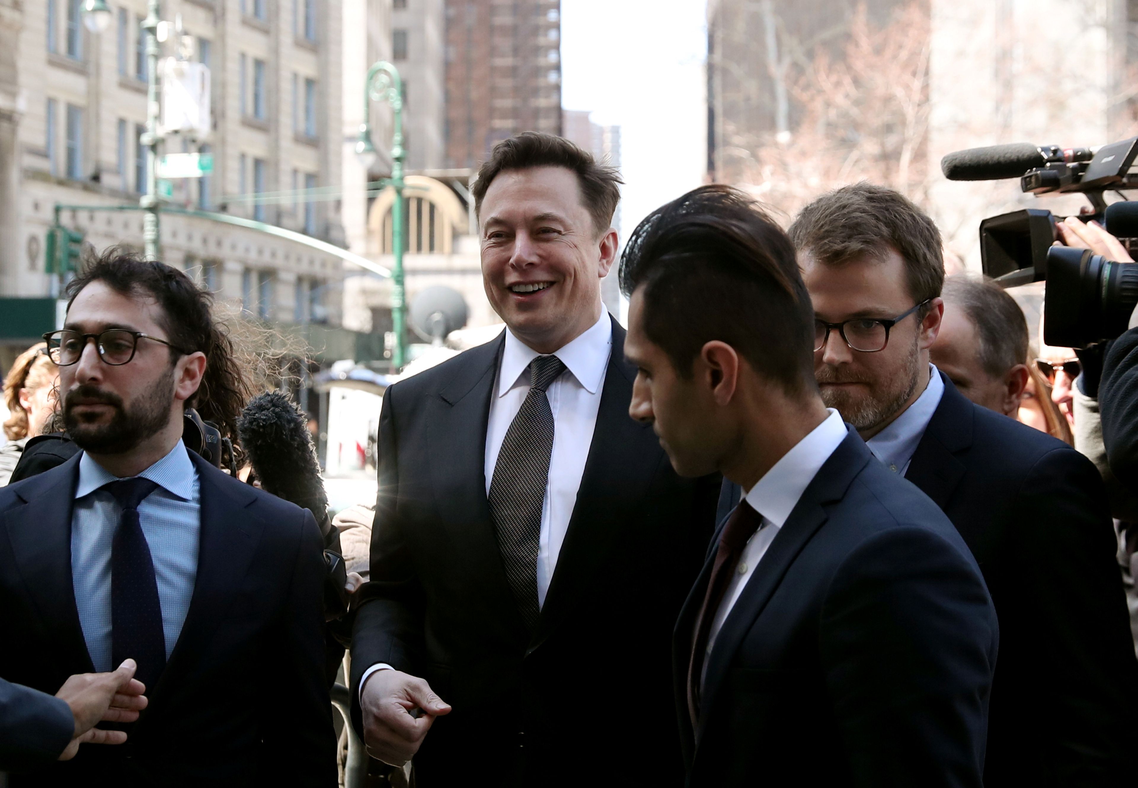 Elon Musk, en Nueva York (Estados Unidos)