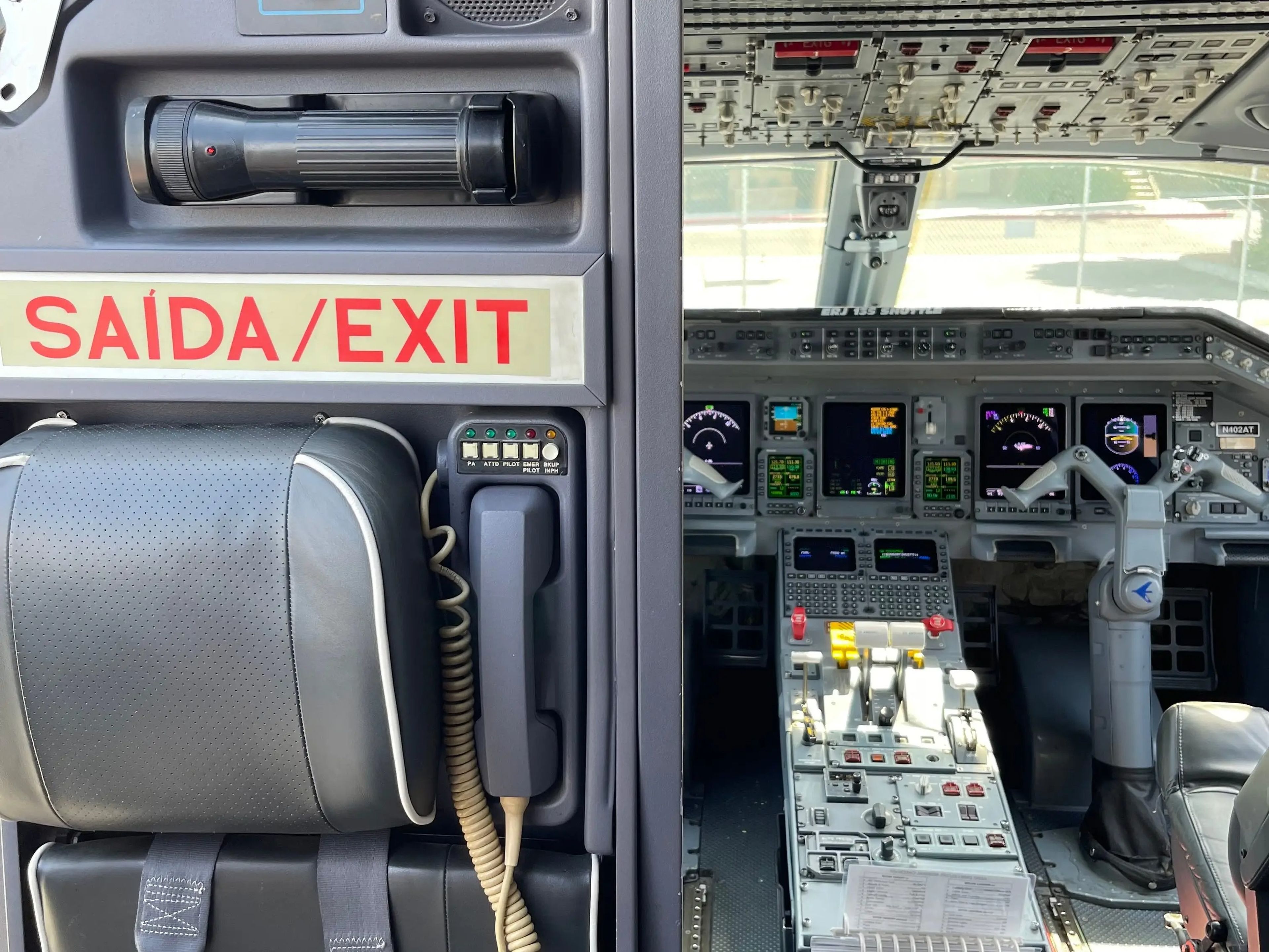 Entrance to Aero’s cockpit.