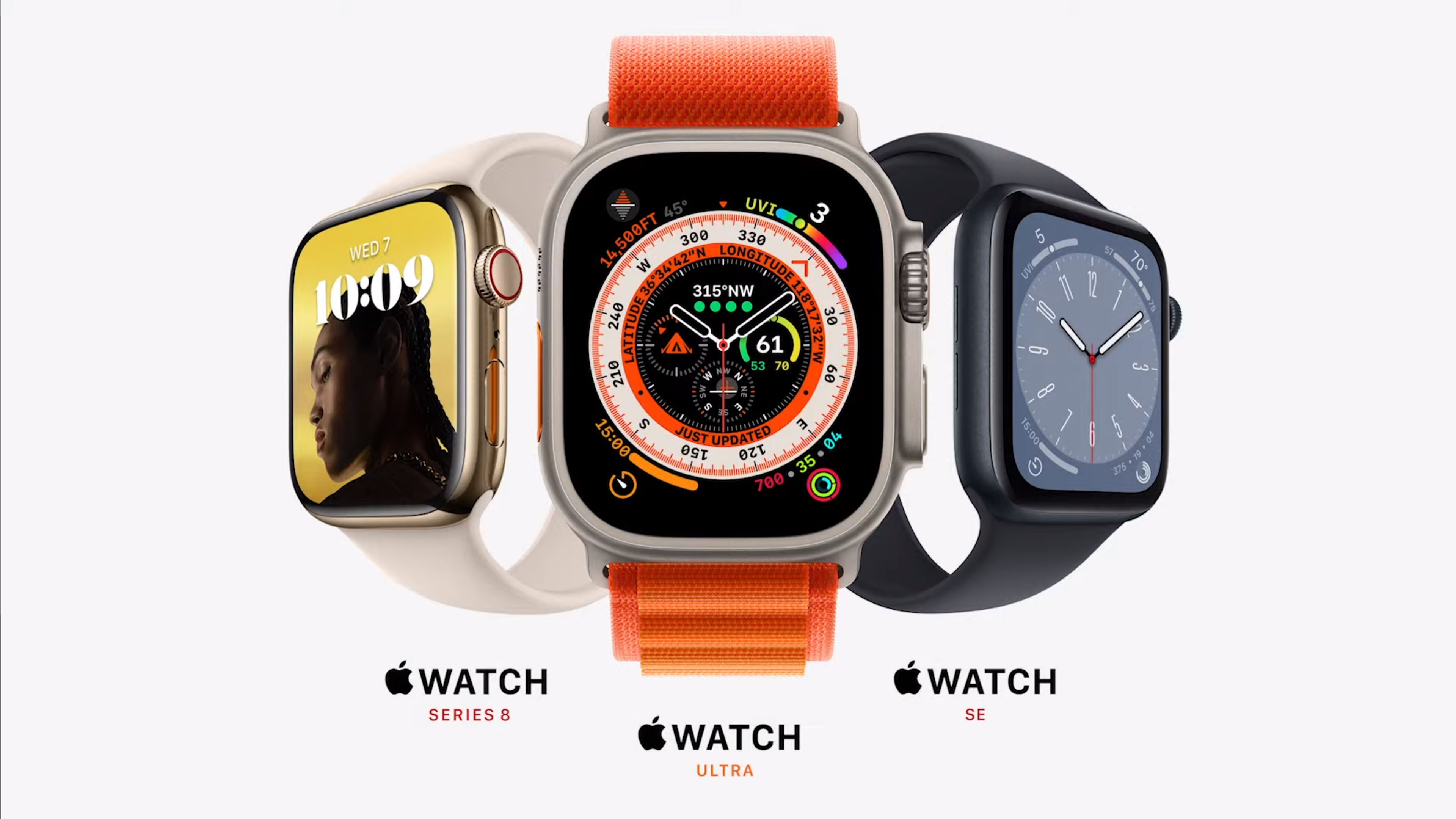 Familia de Apple Watch: keynote iPhone 14
