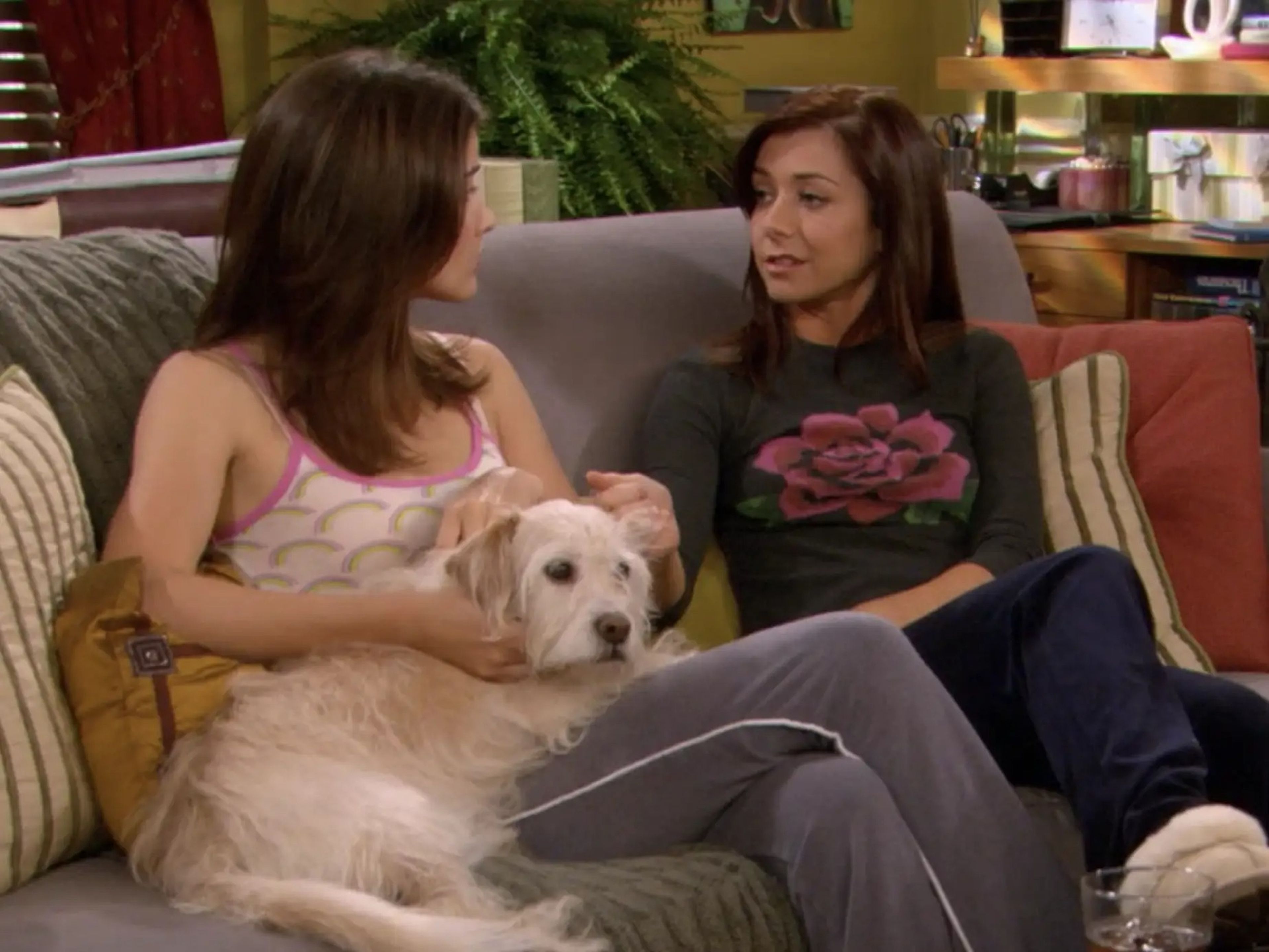 Lily interacciona con los perros en varios episodios.