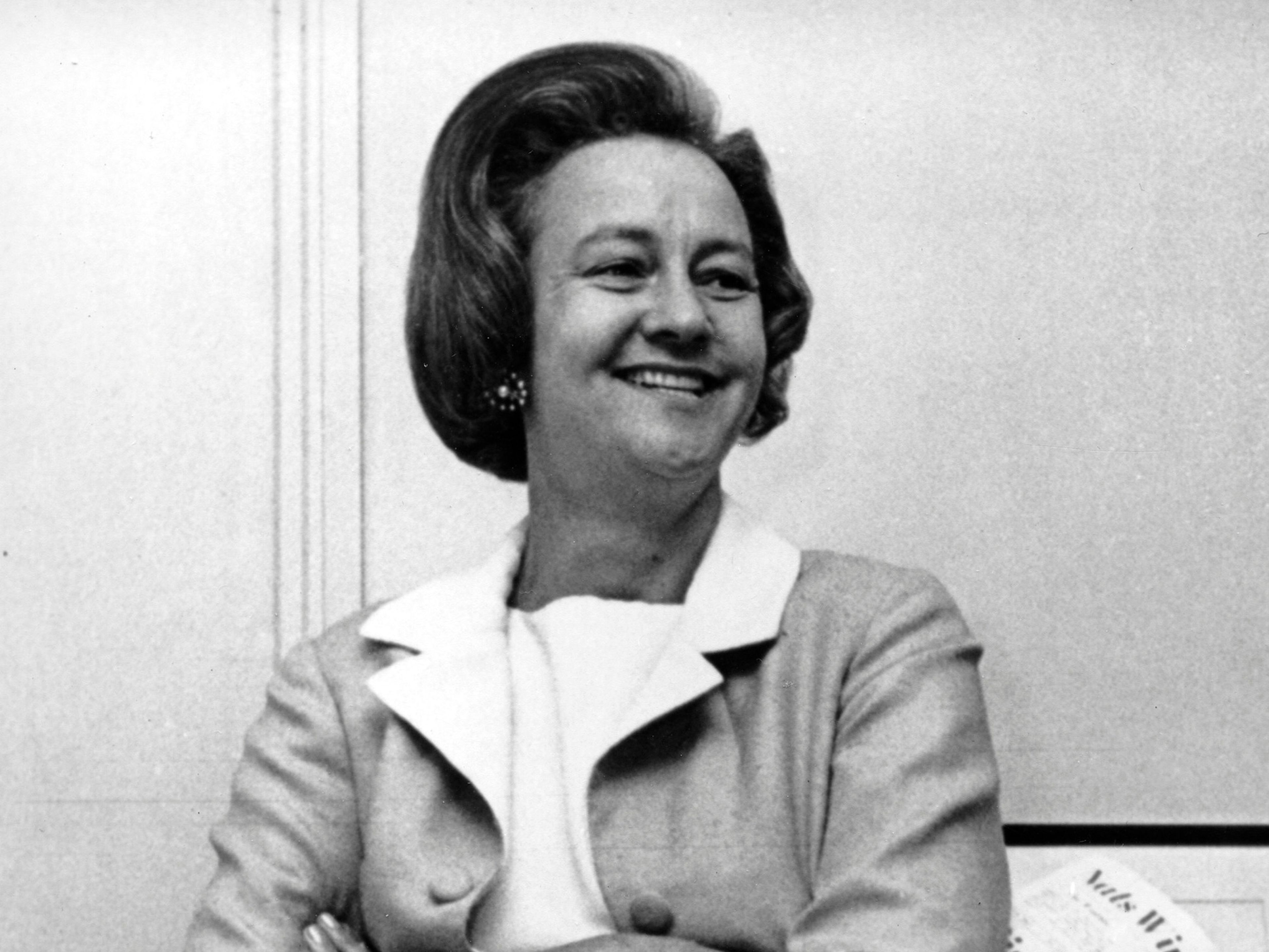 Katharine Graham, editora por aquel entonces del 'Washington Post'.
