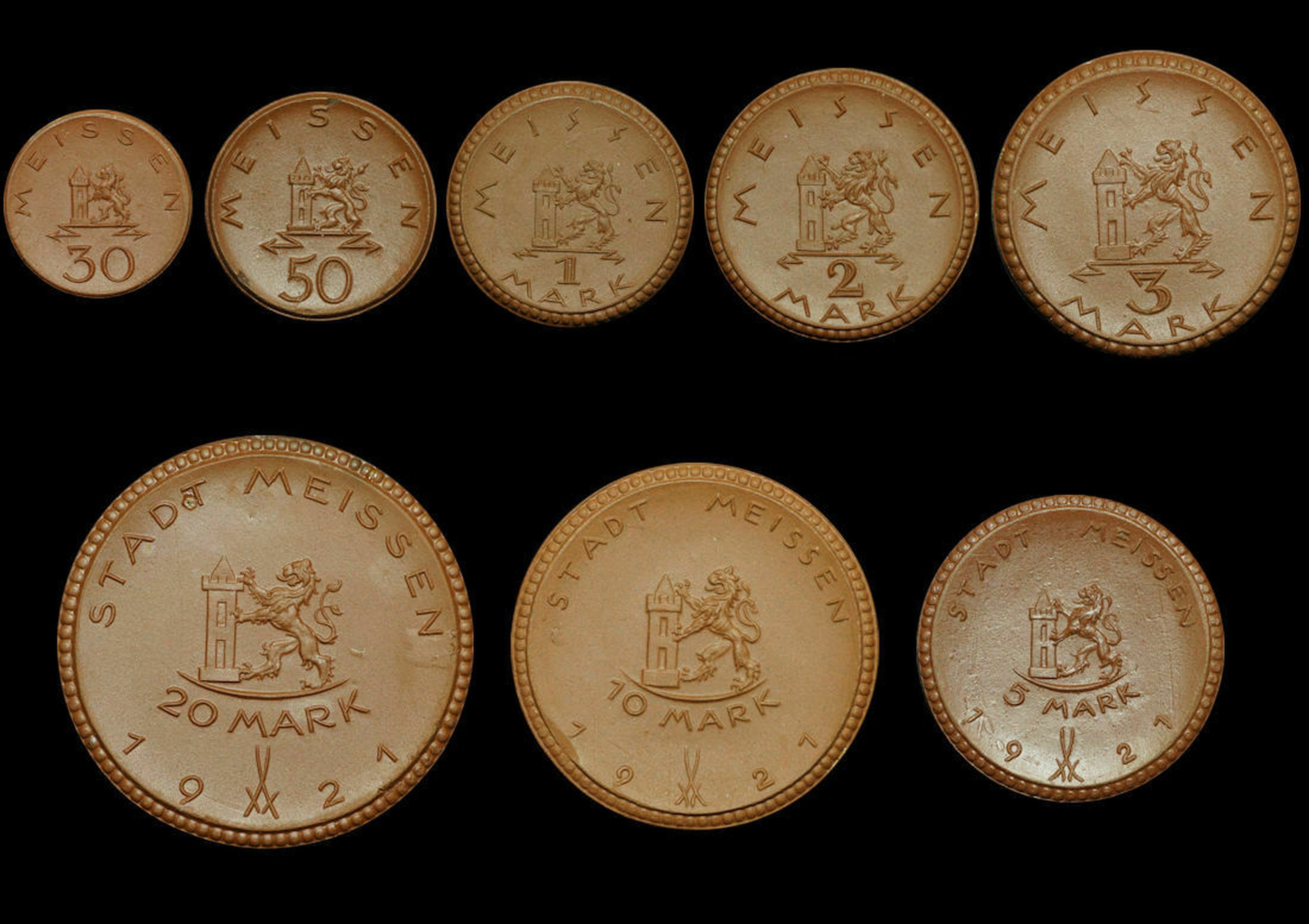 Monedas de madera
