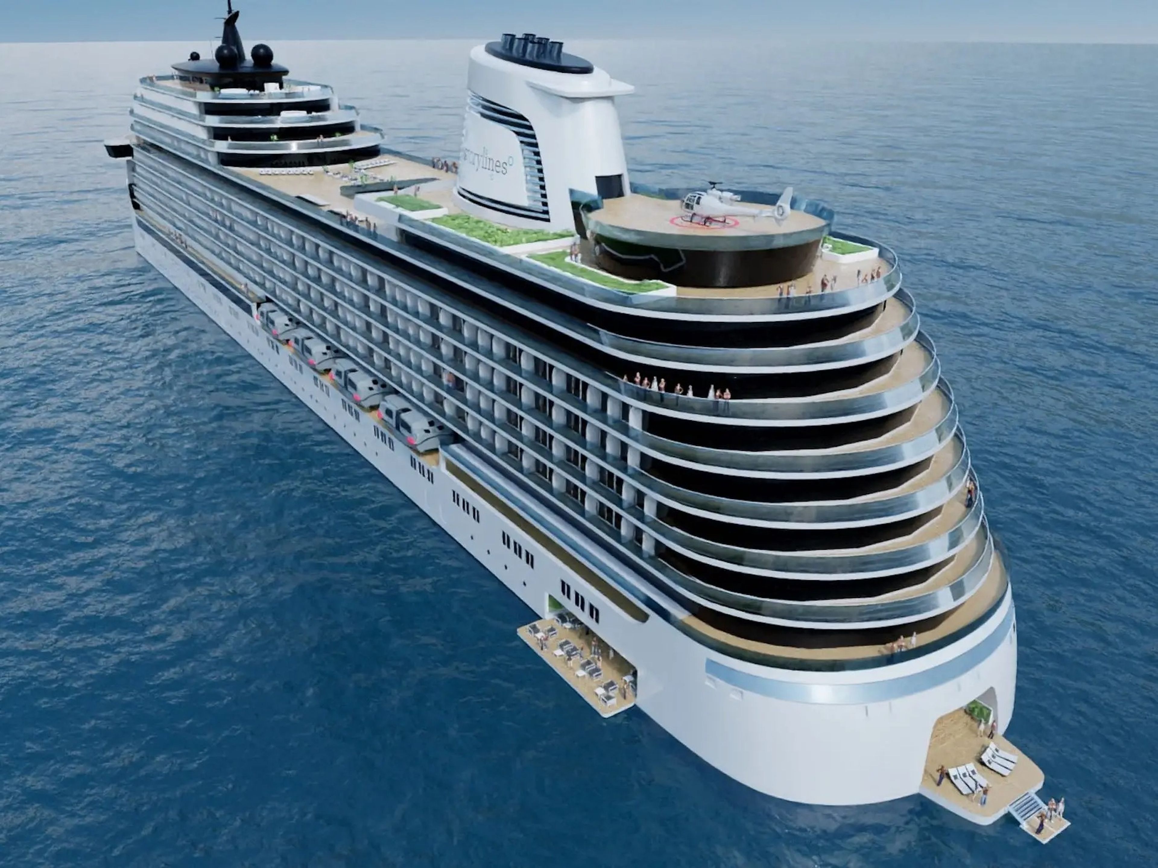 A rendering of Storylines' MV Narrative cruise ship.