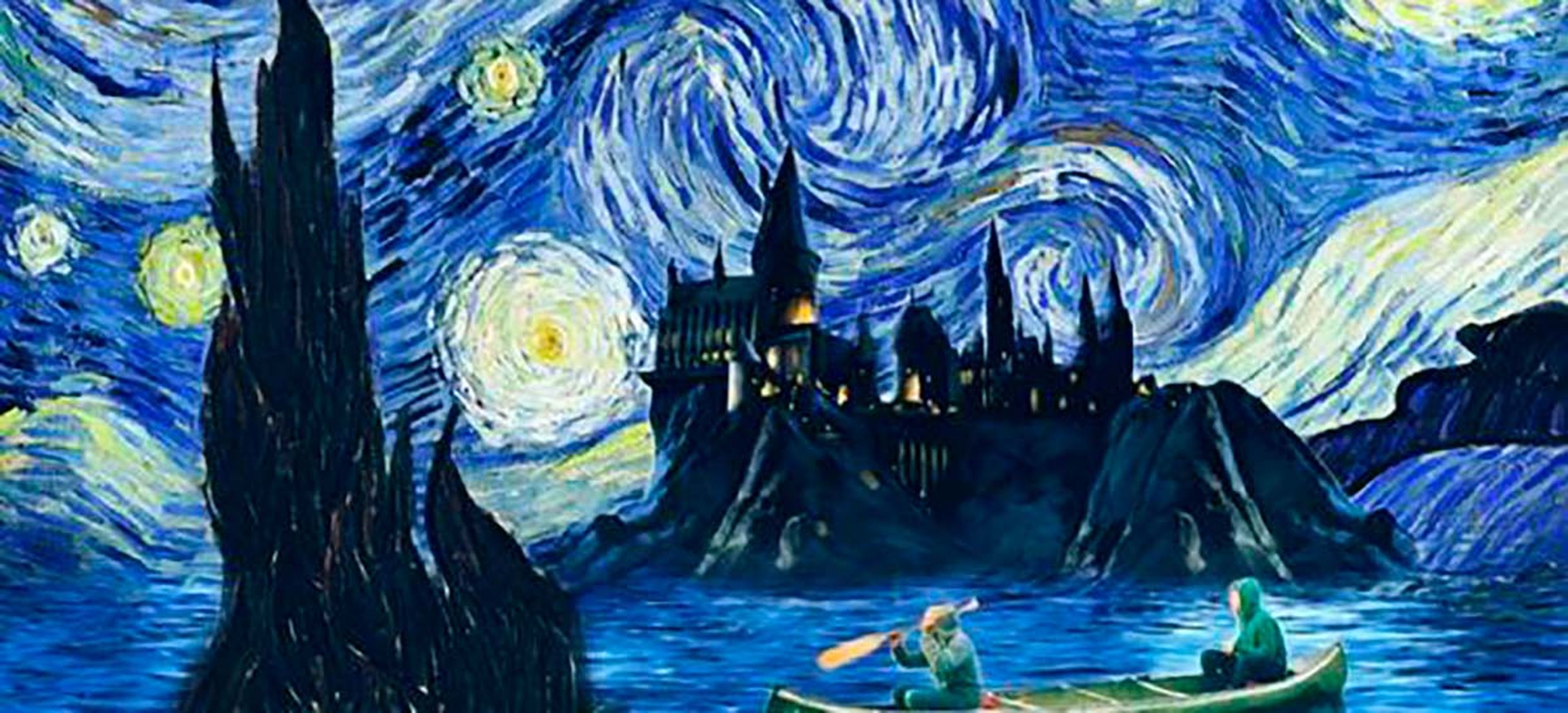 Hogwarts Van Gogh (Pintura por Números)