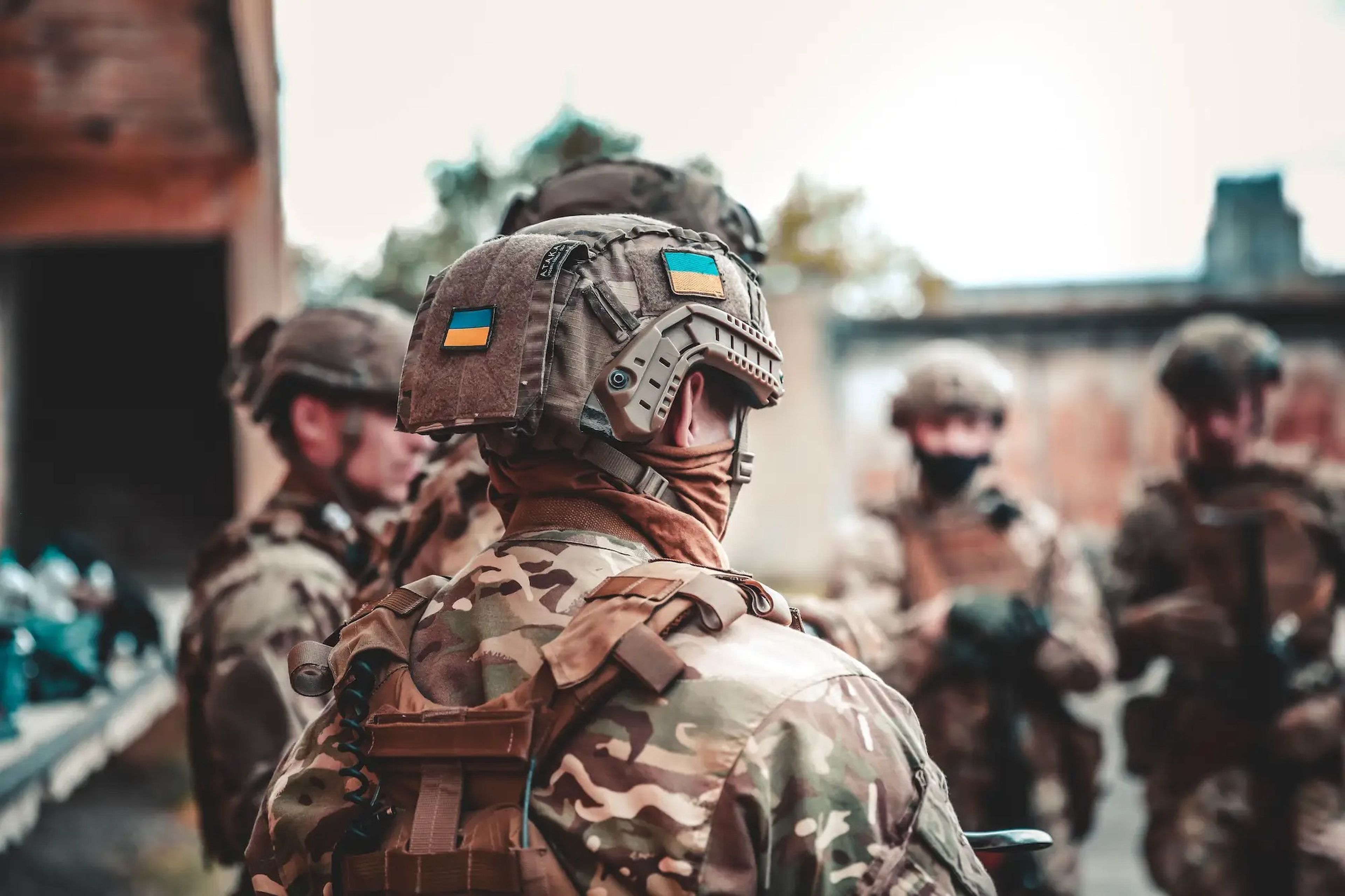 Soldados de las fuerzas especiales militares de ucranianos, rumanos y estadounidenses durante un ejercicio en Rumanía en 2021.