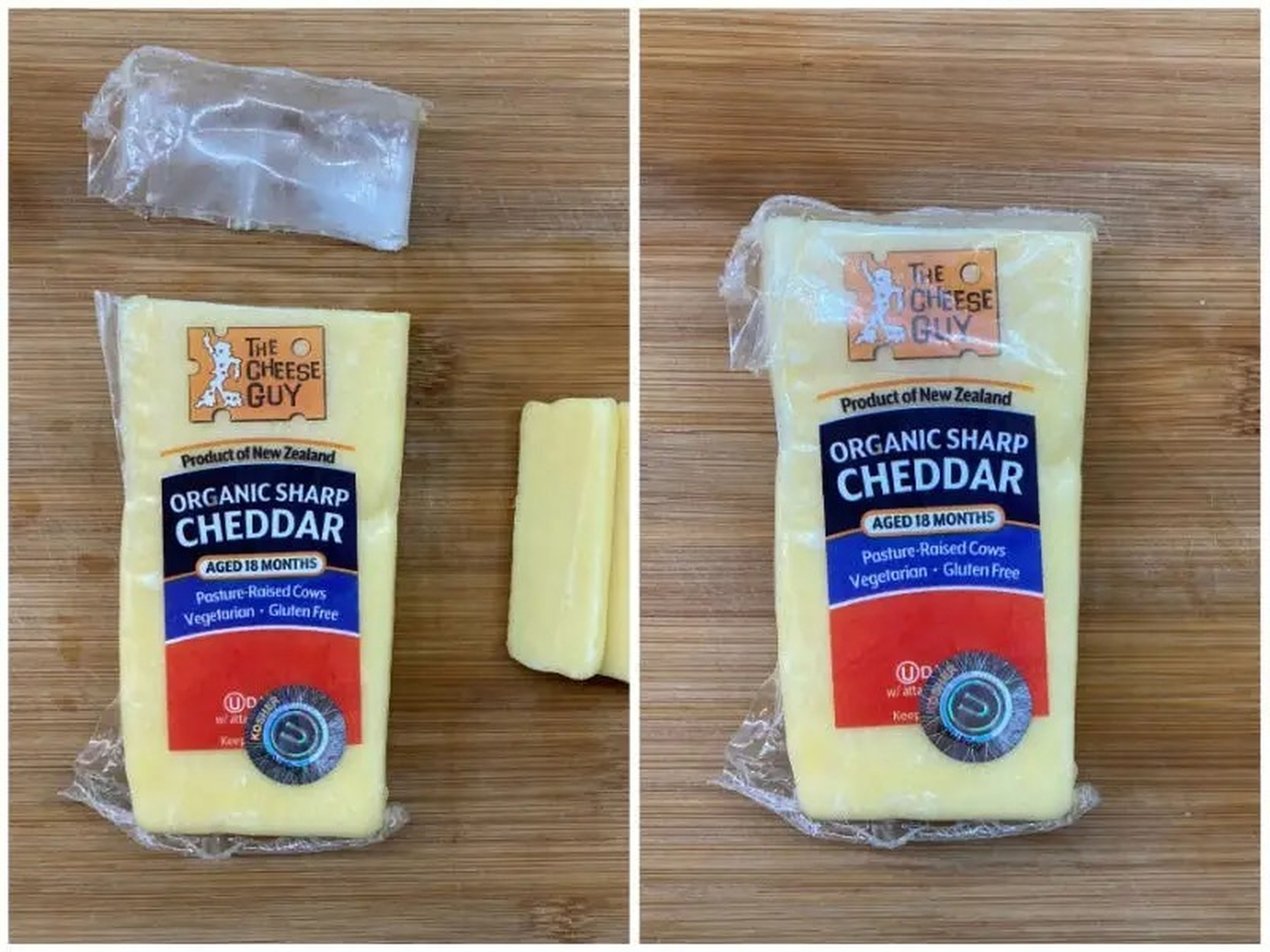 Una manera muy sencilla de almacenar el queso..