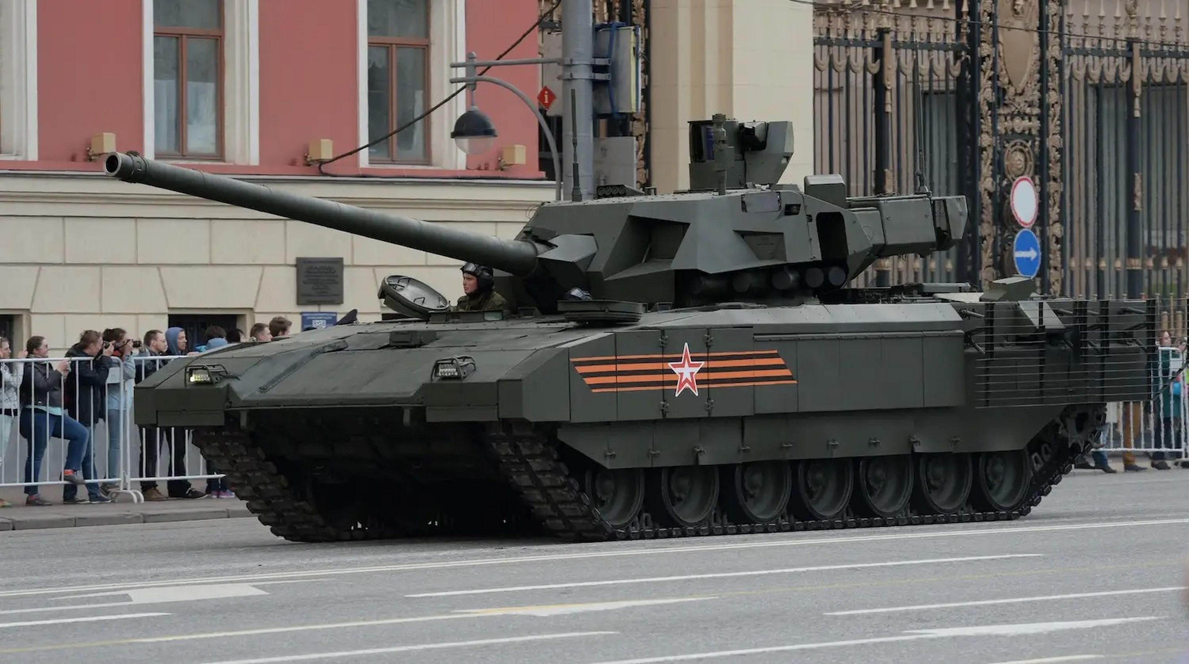 Un tanque Armata T-14 ruso.