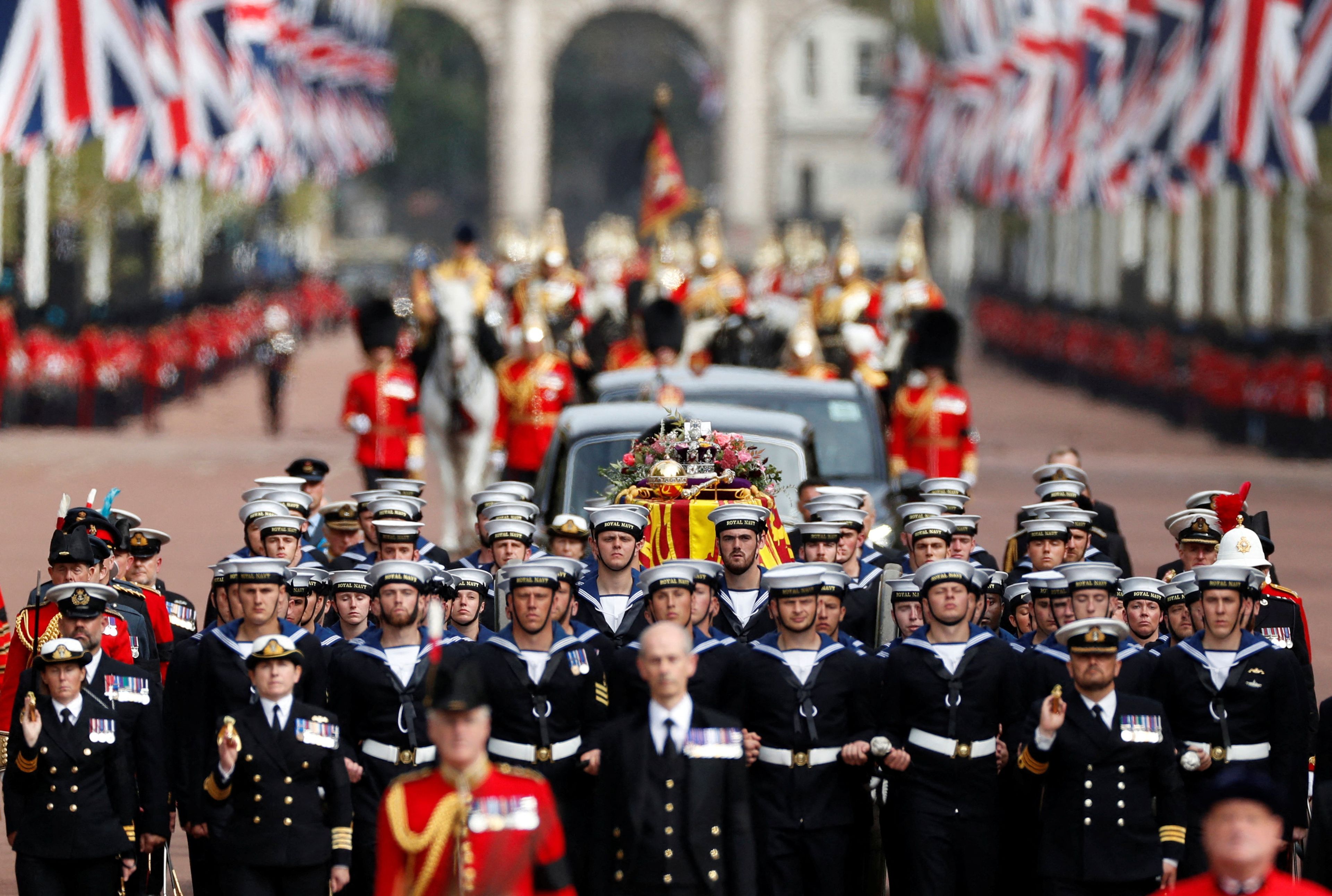 Último adiós a la reina Isabel II en Londres.