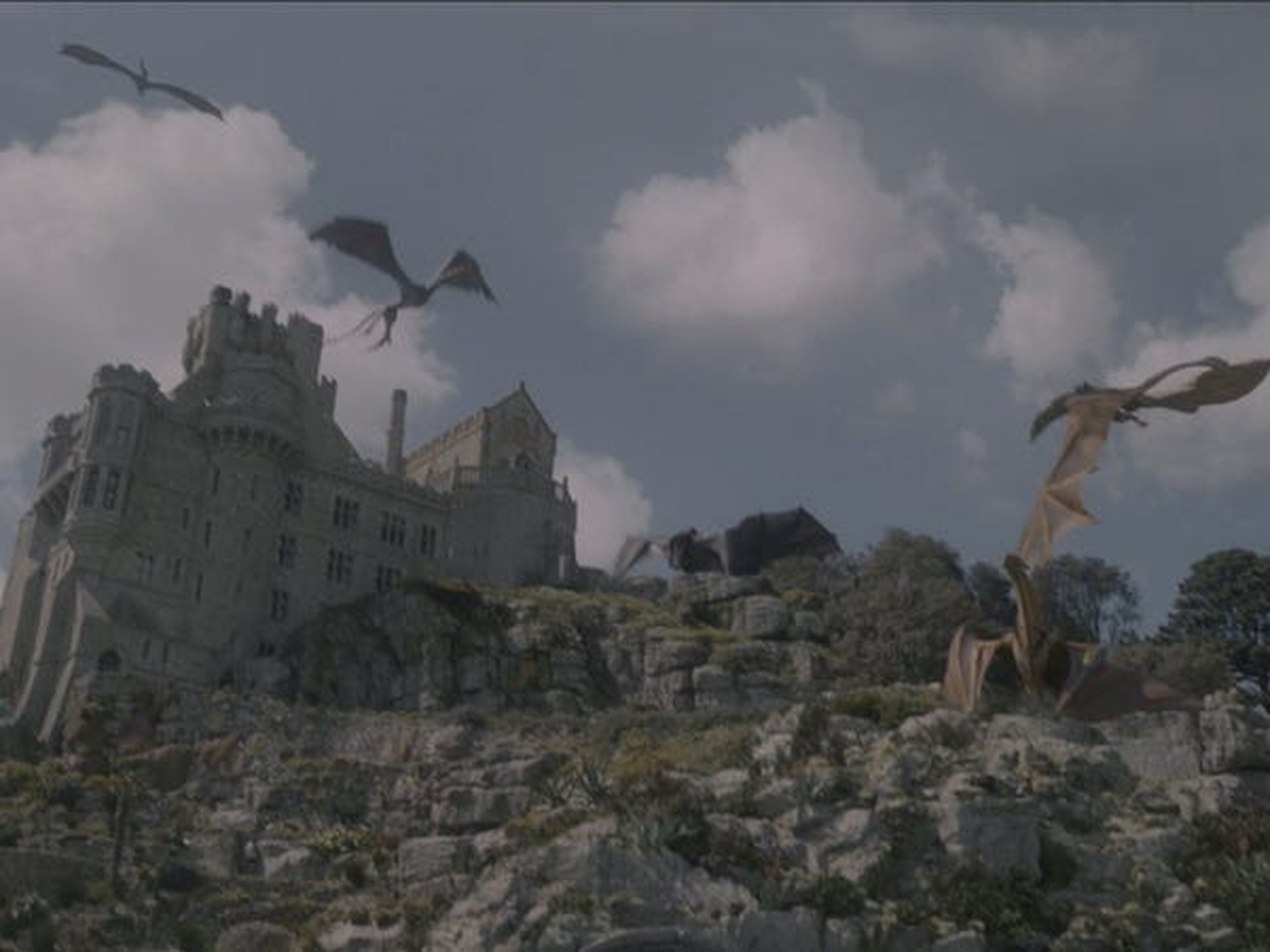 Los 5 dragones del séptimo episodio de la primera temporada de 'La casa del dragón'.