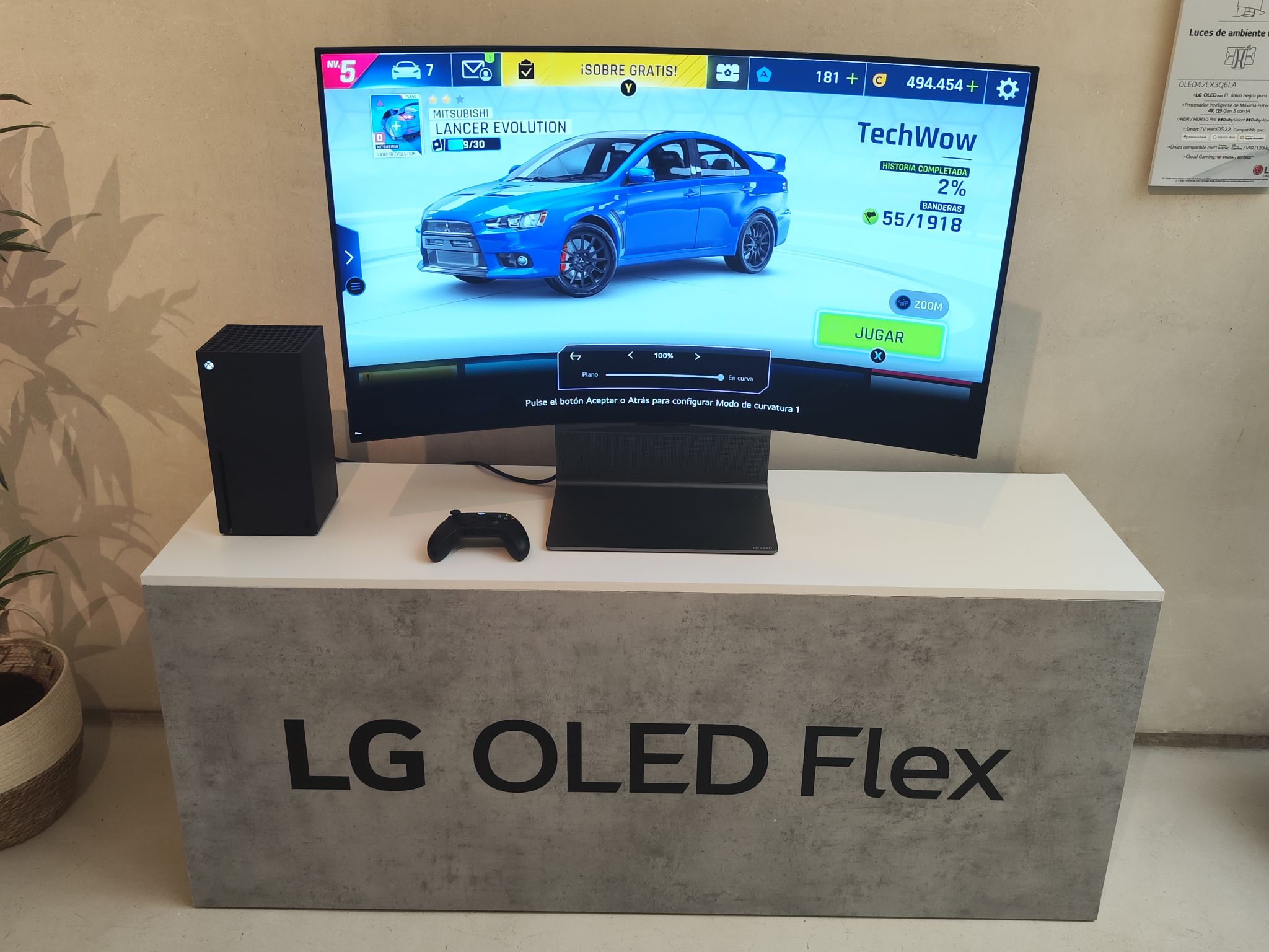 LG OLED Flex primeras impresiones y características