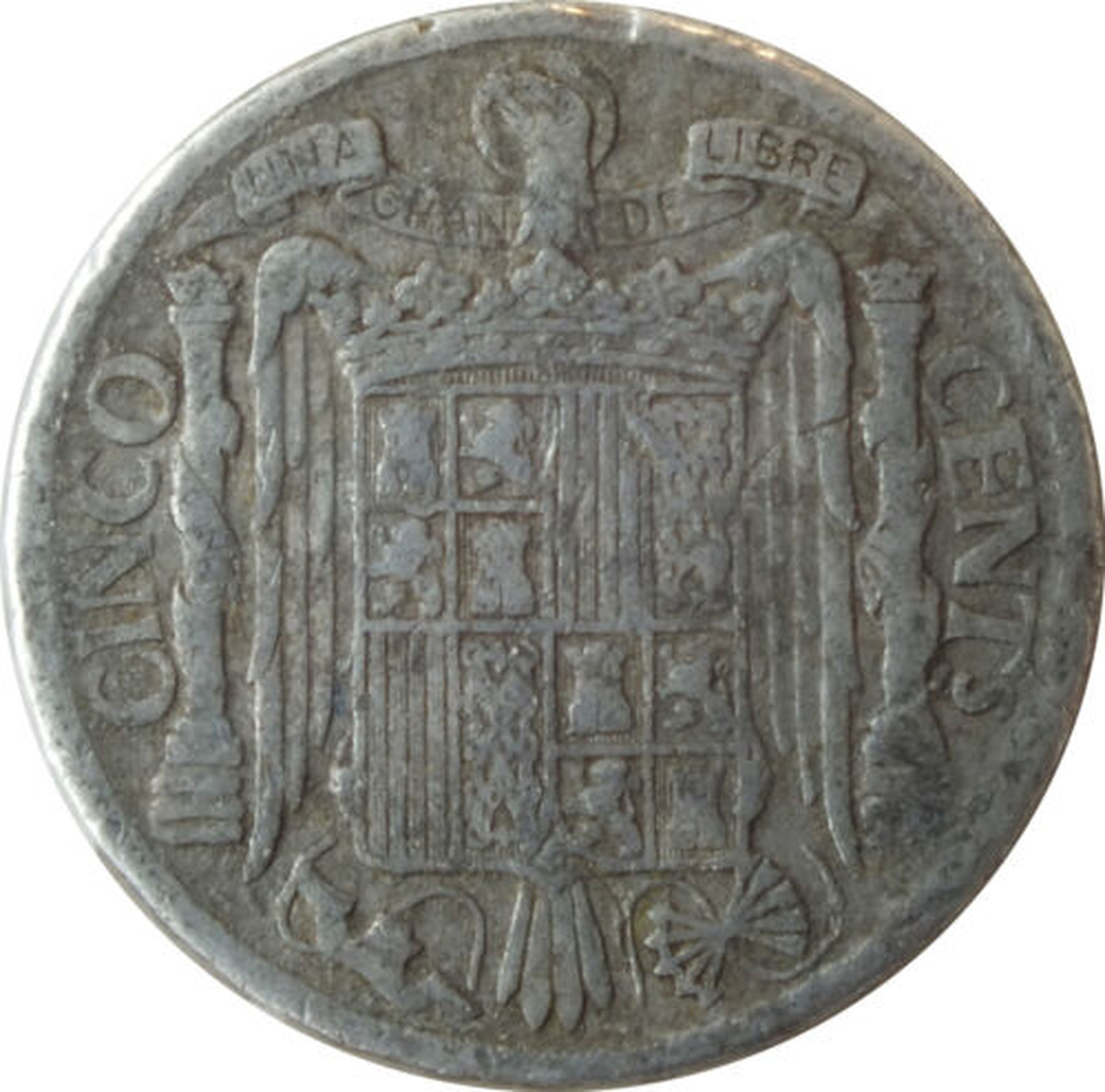 Moneda 50 céntimos 1941, España