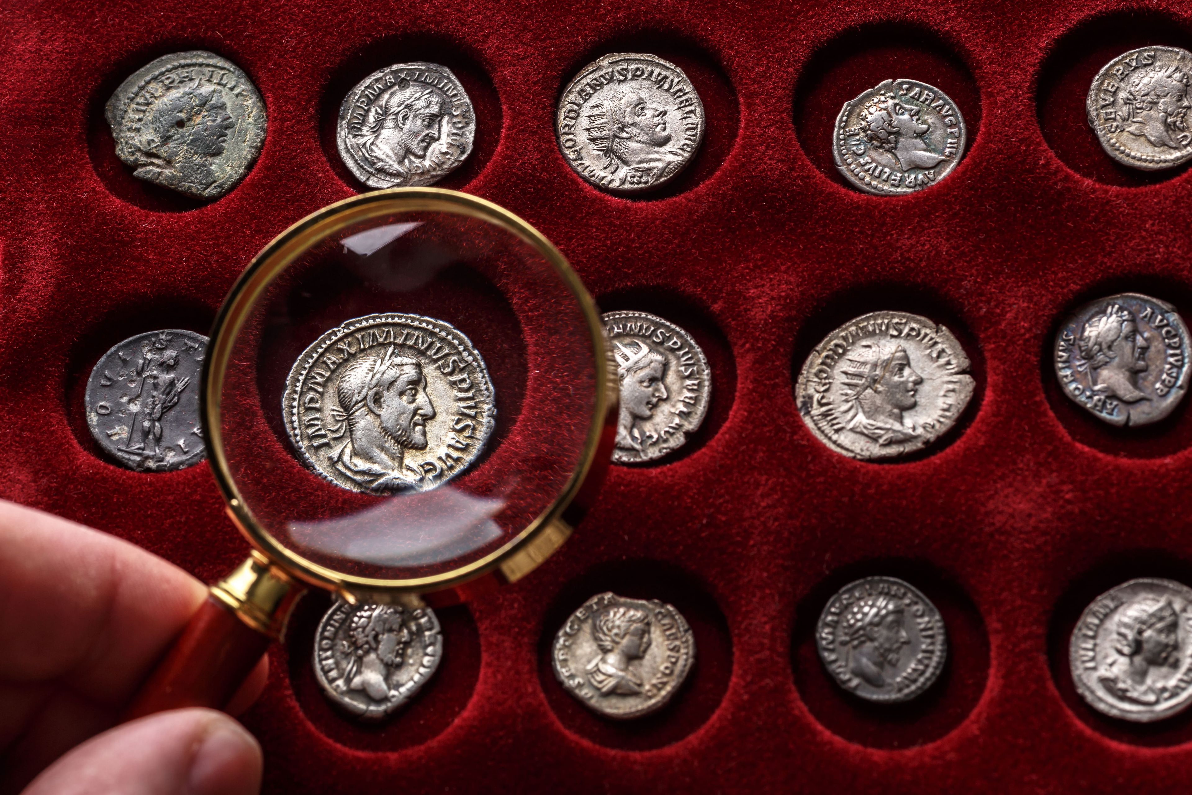 Monedas del imperio romano