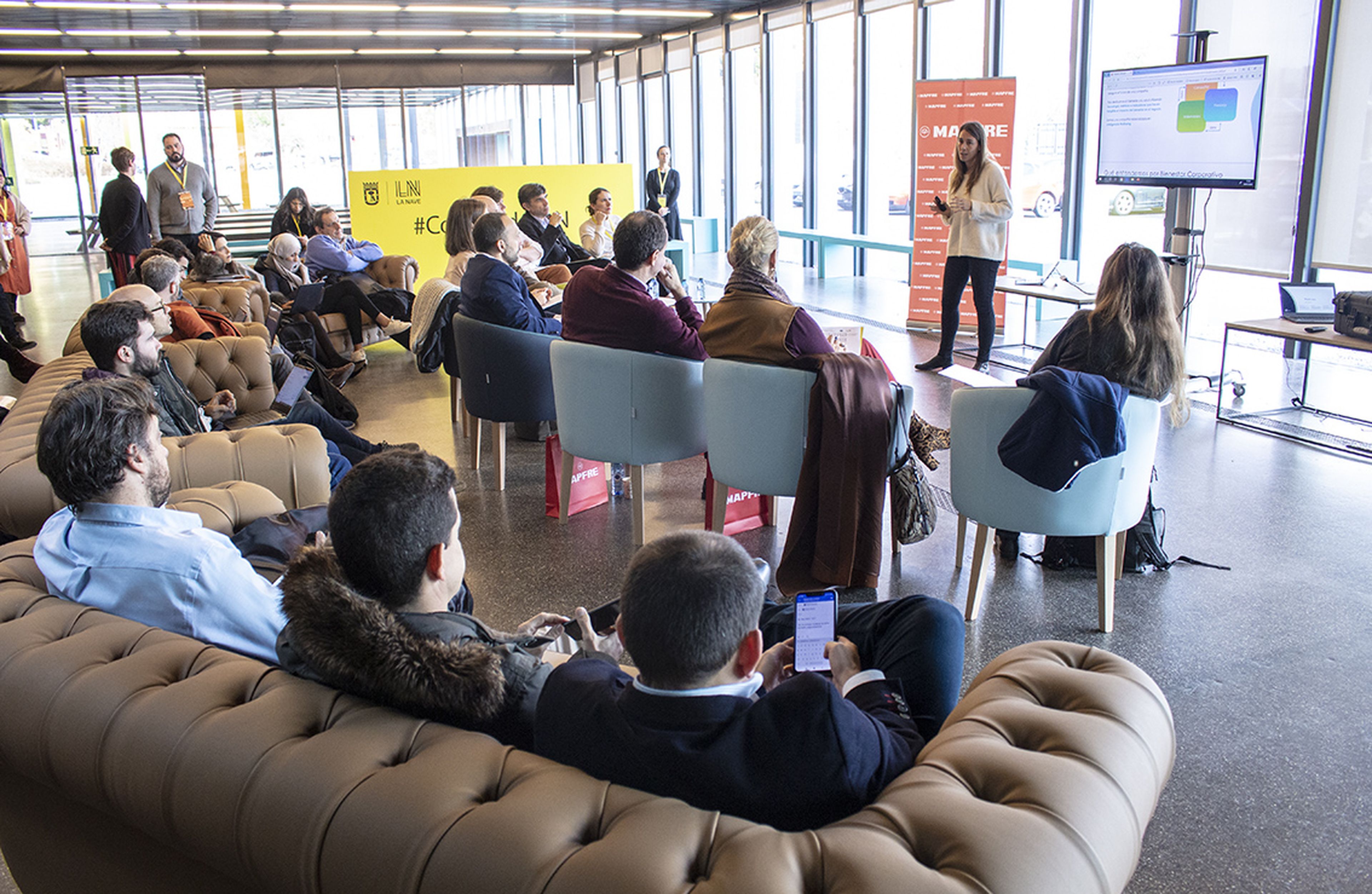 En los demo days, las startups presentan sus modelos de negocio a potenciales clientes, partners e inversores. Foto: La Nave.