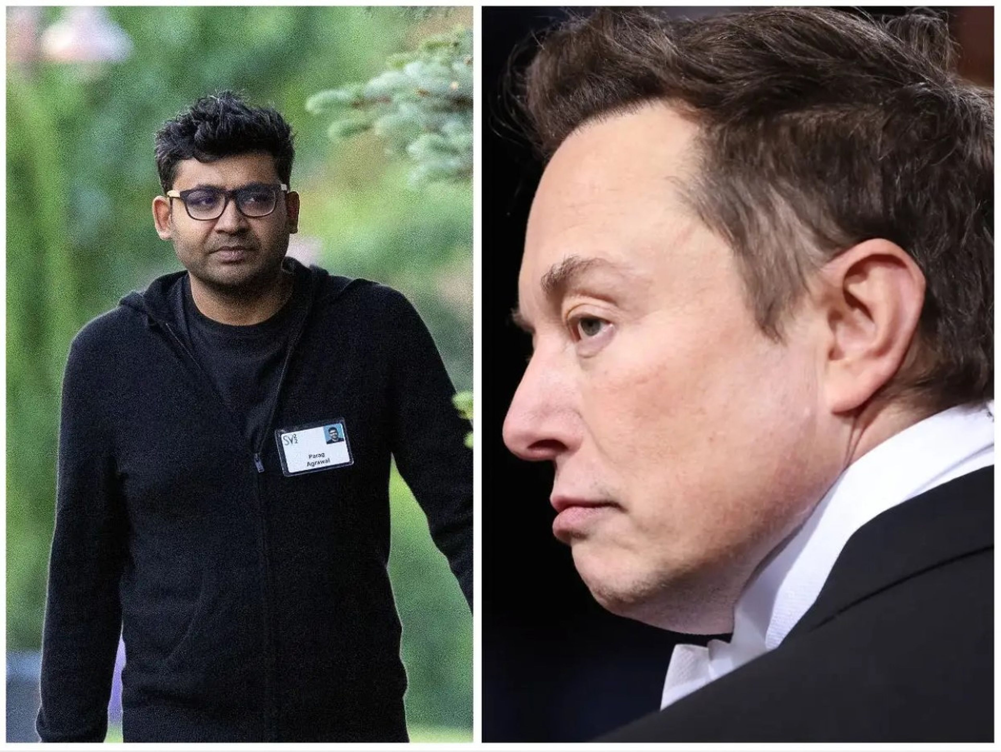 Parag Agrawal y Elon Musk Twitter