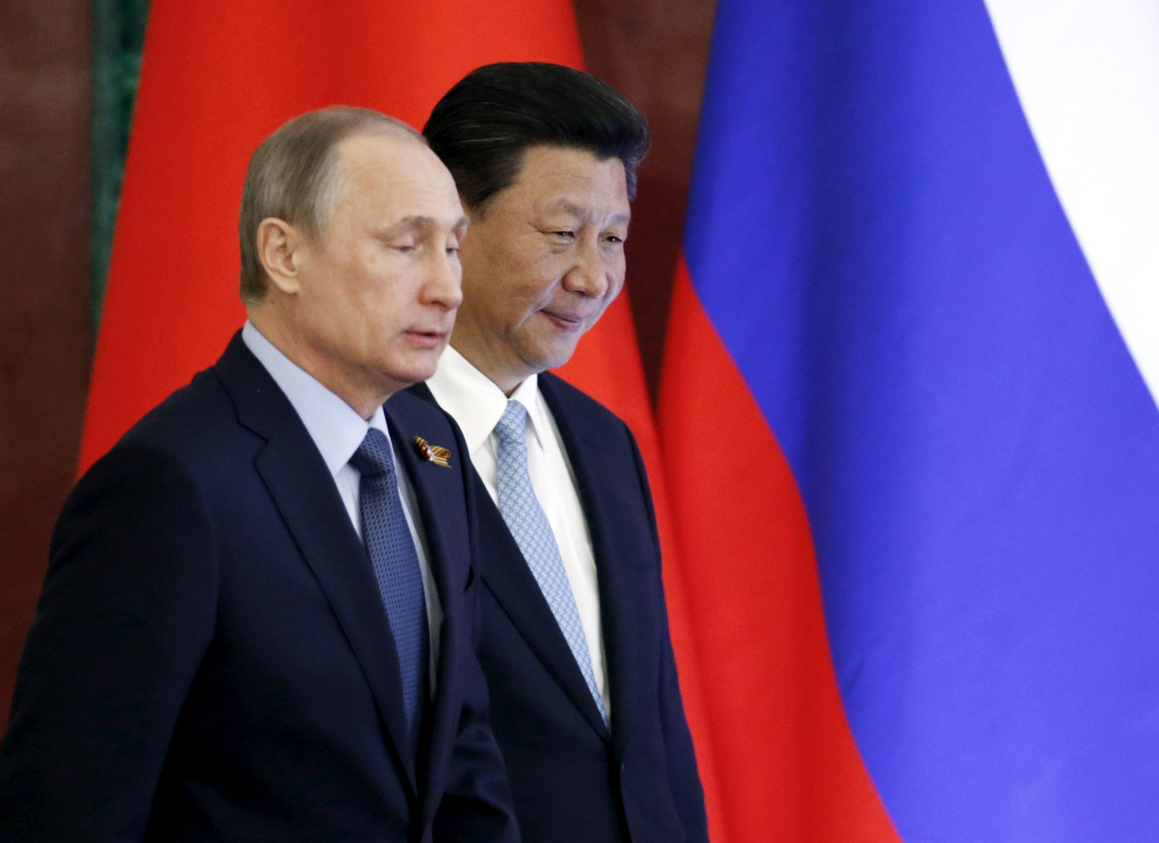 Rusia China Vladimir Putin Xi Jinping