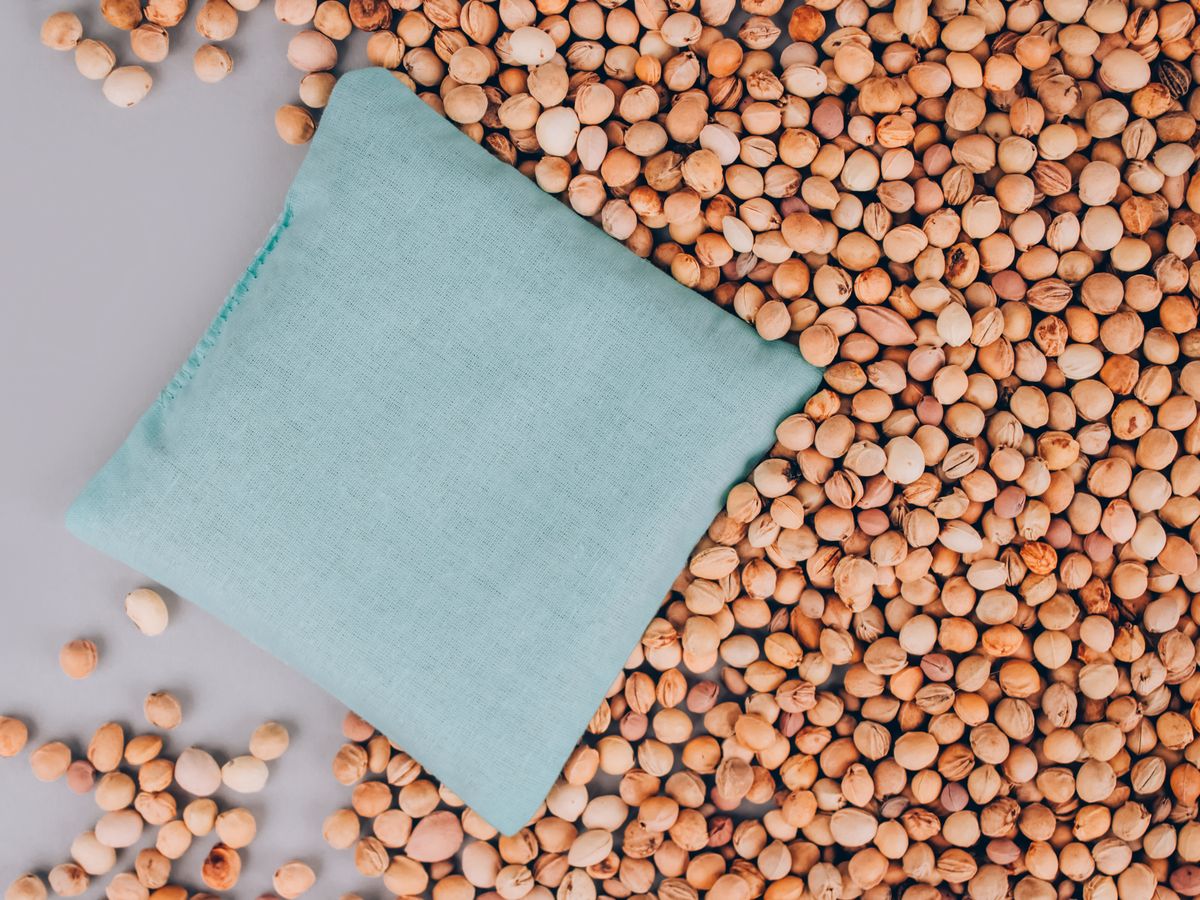 Coser un saco de semillas y plantas aromáticas térmico - para el microondas  - aliviar dolores 