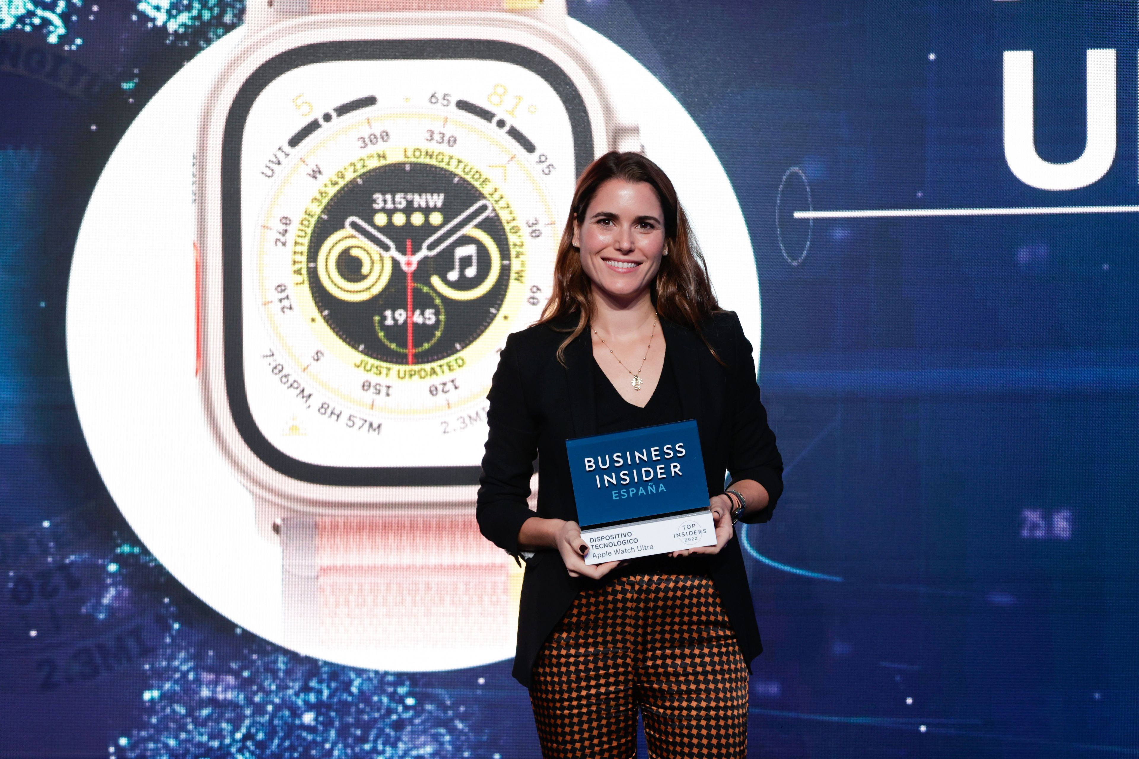 Silvia Martín-Prat, PR de Apple España, en los premios Top Insiders.