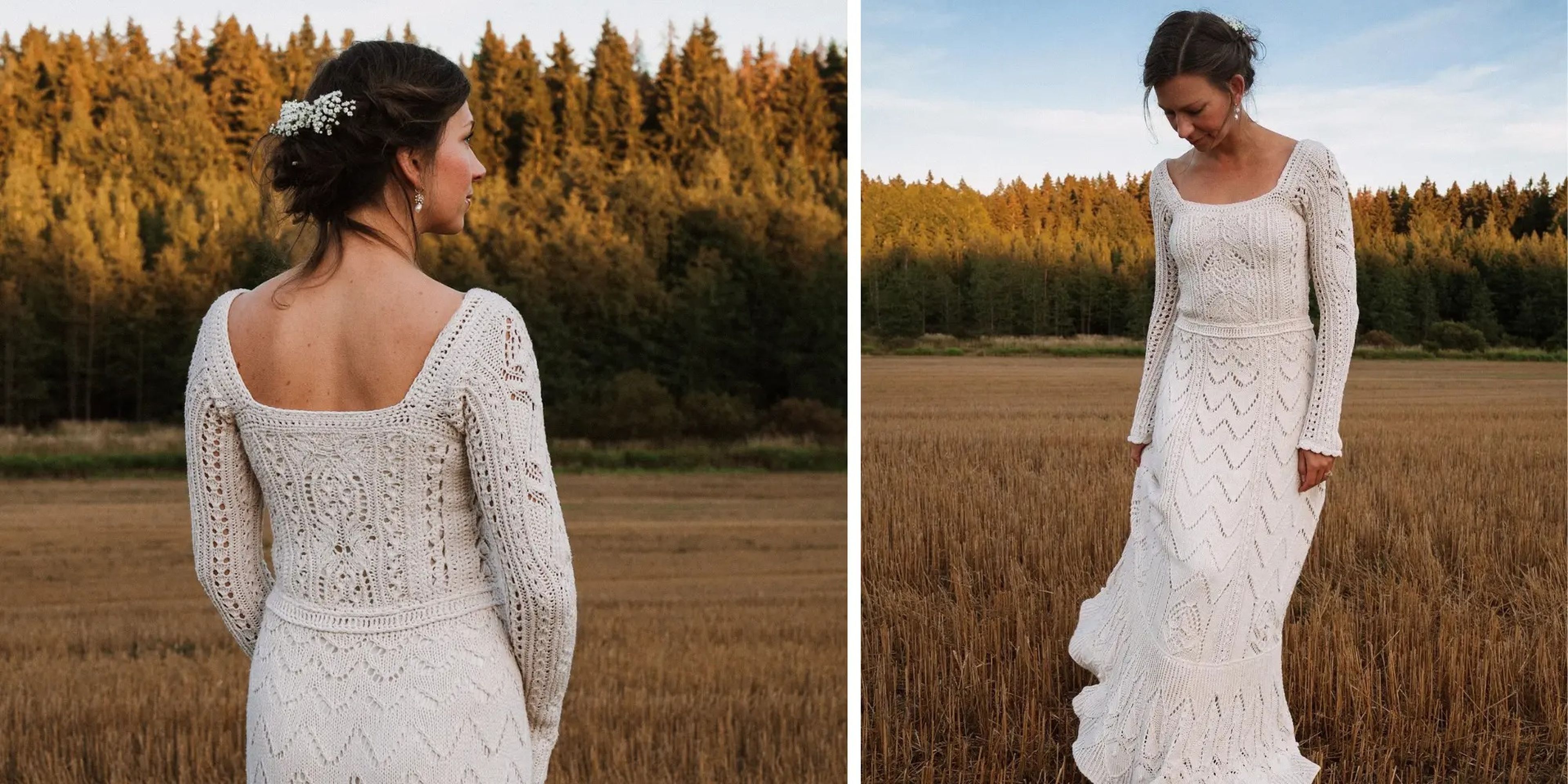 Así ha sido el proceso de tejer mi vestido de novia en 6 semanas | Business  Insider España