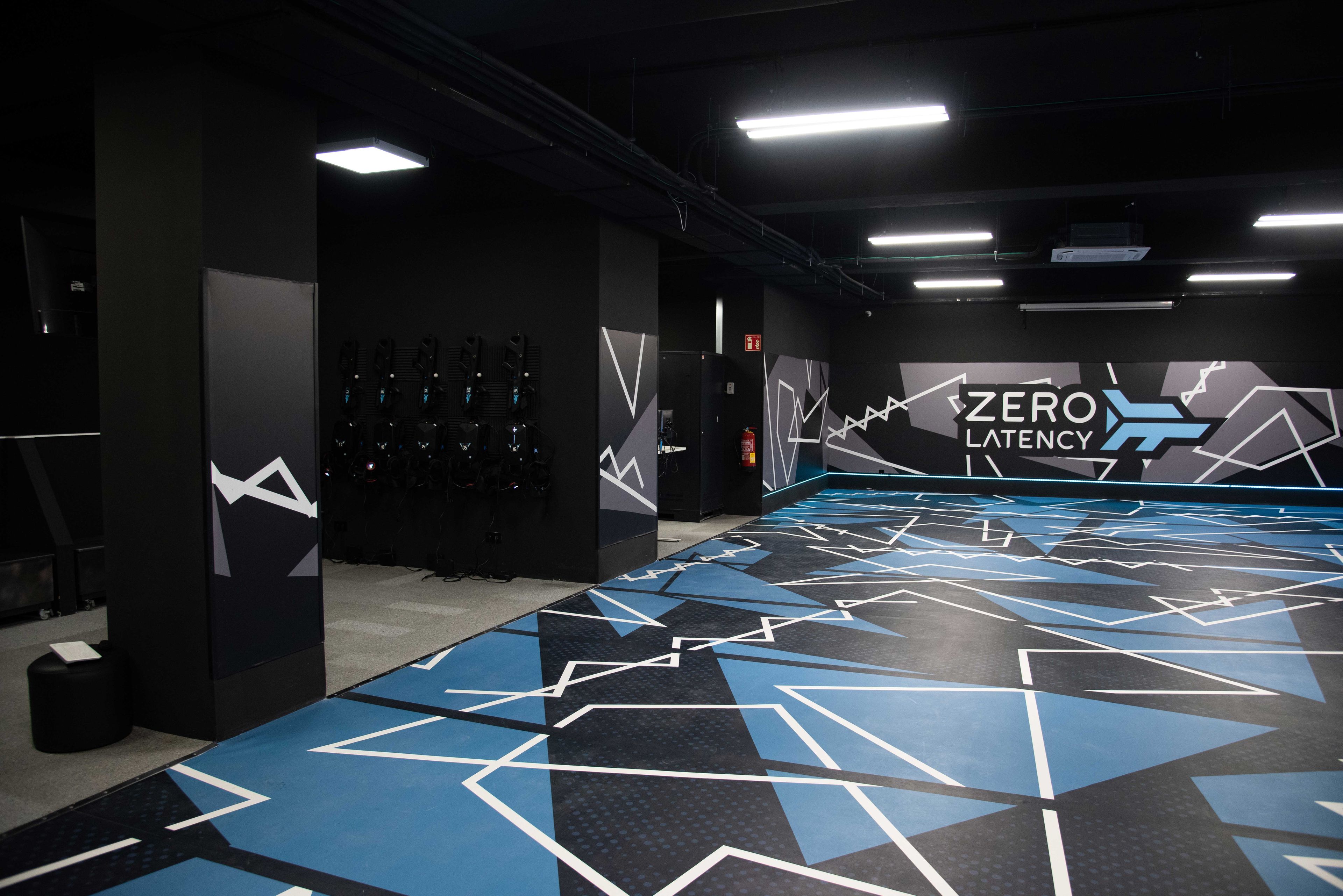 La sala de Zero Latency en Madrid. Una de las más grandes de Europa con 200 m² para hasta 8 jugadores.