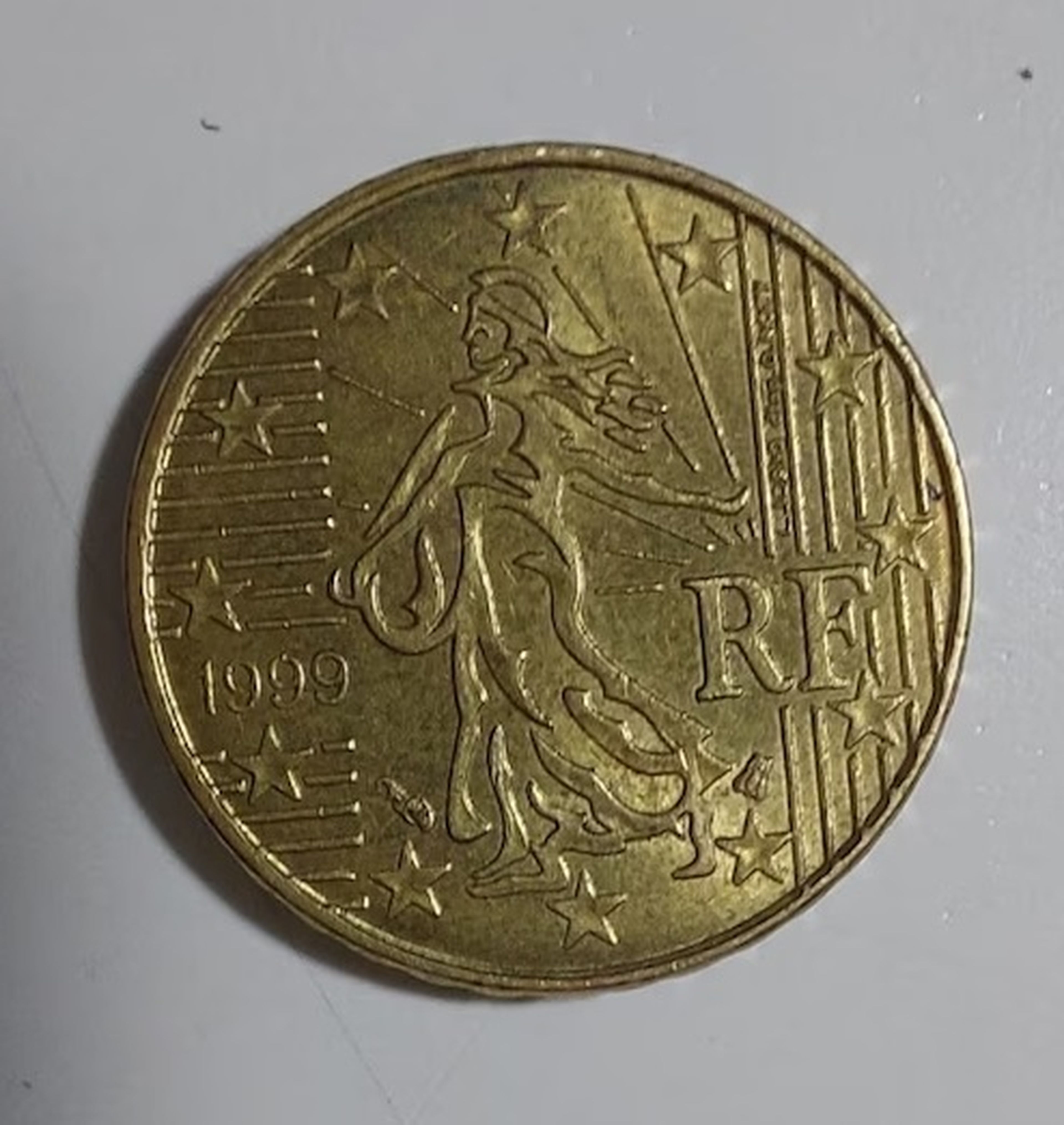10 céntimos de Francia