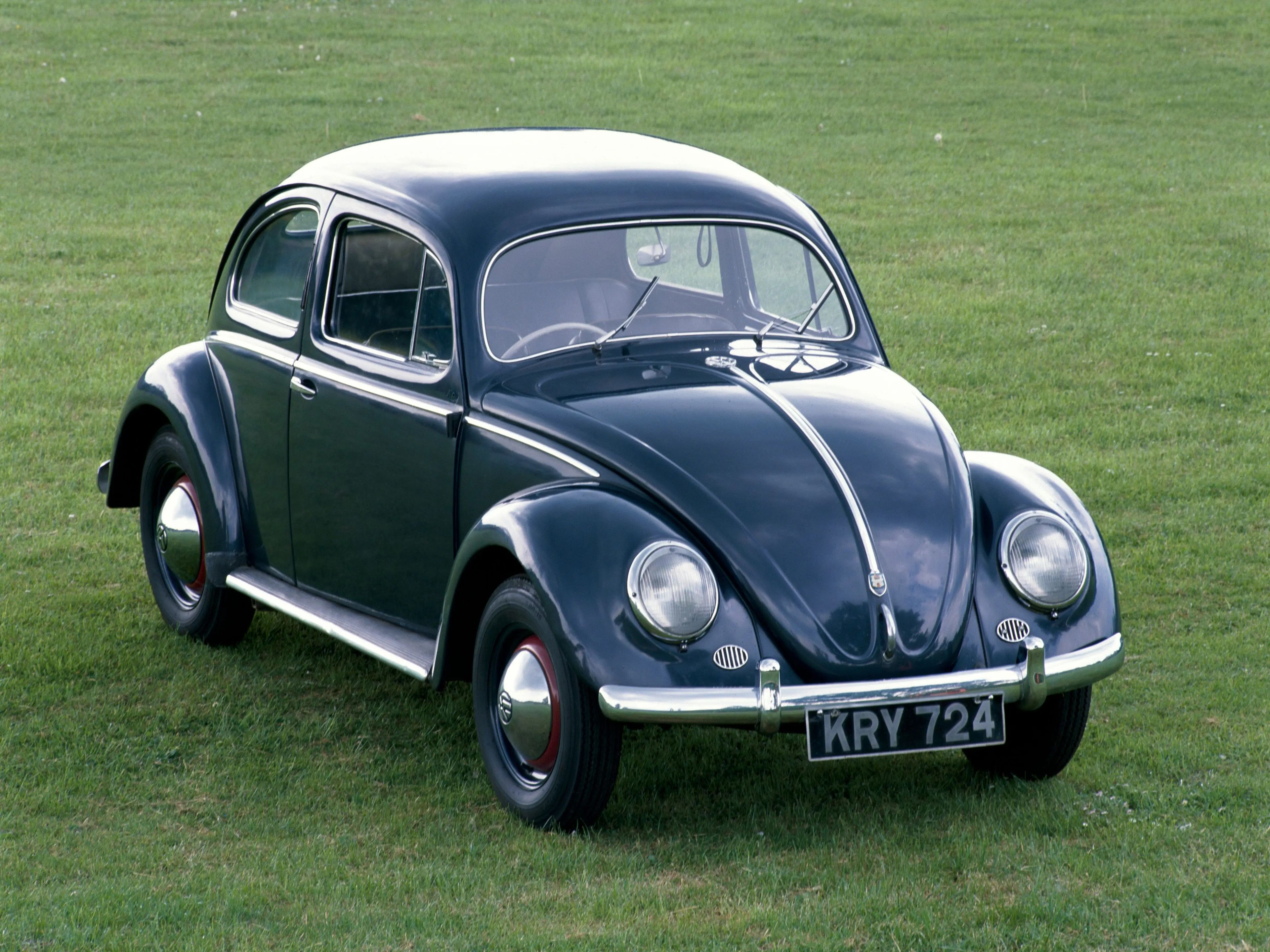 A 1953 Volkswagen Export Type 1 Beetle.