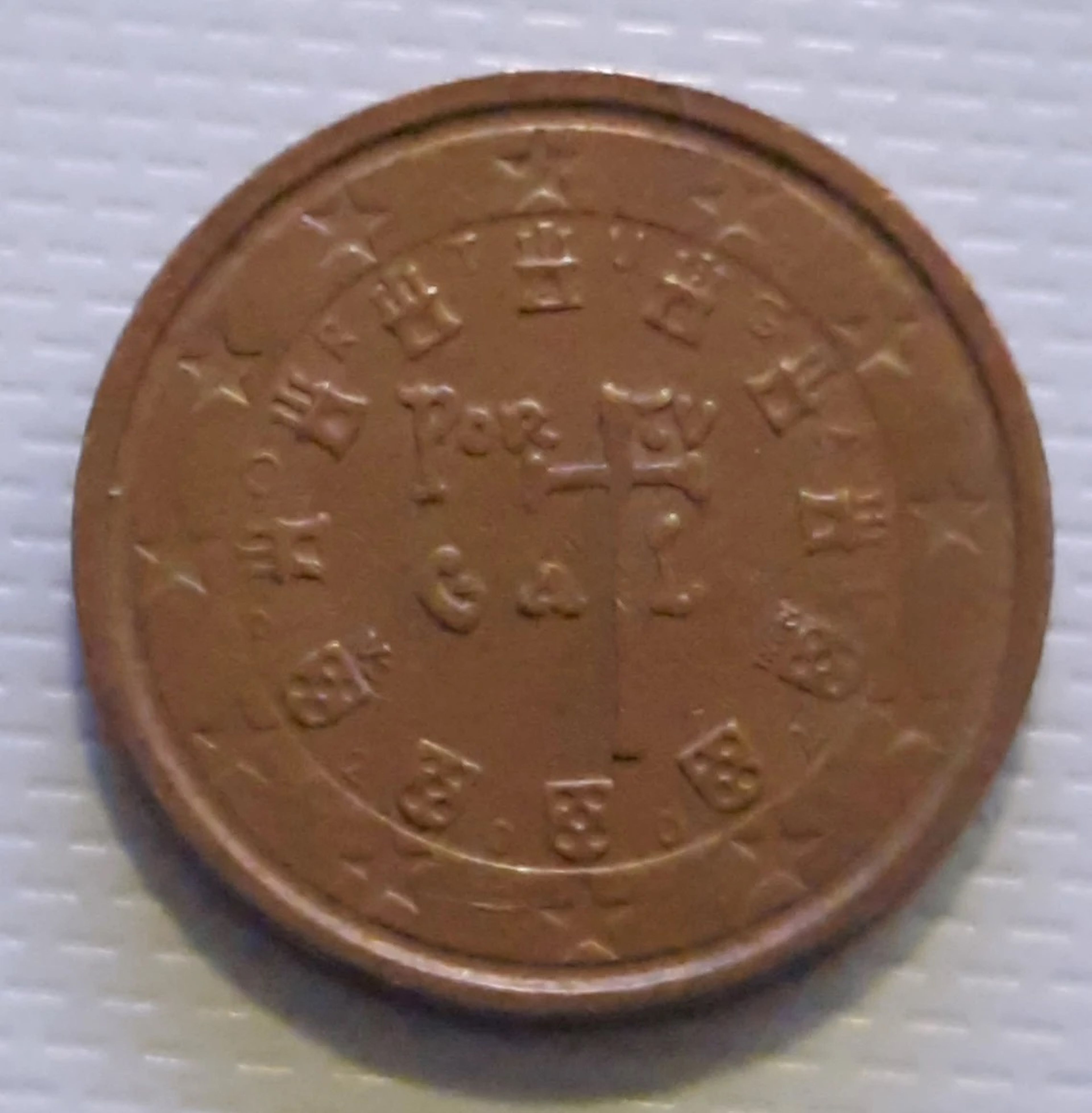 2 céntimos de Portugal