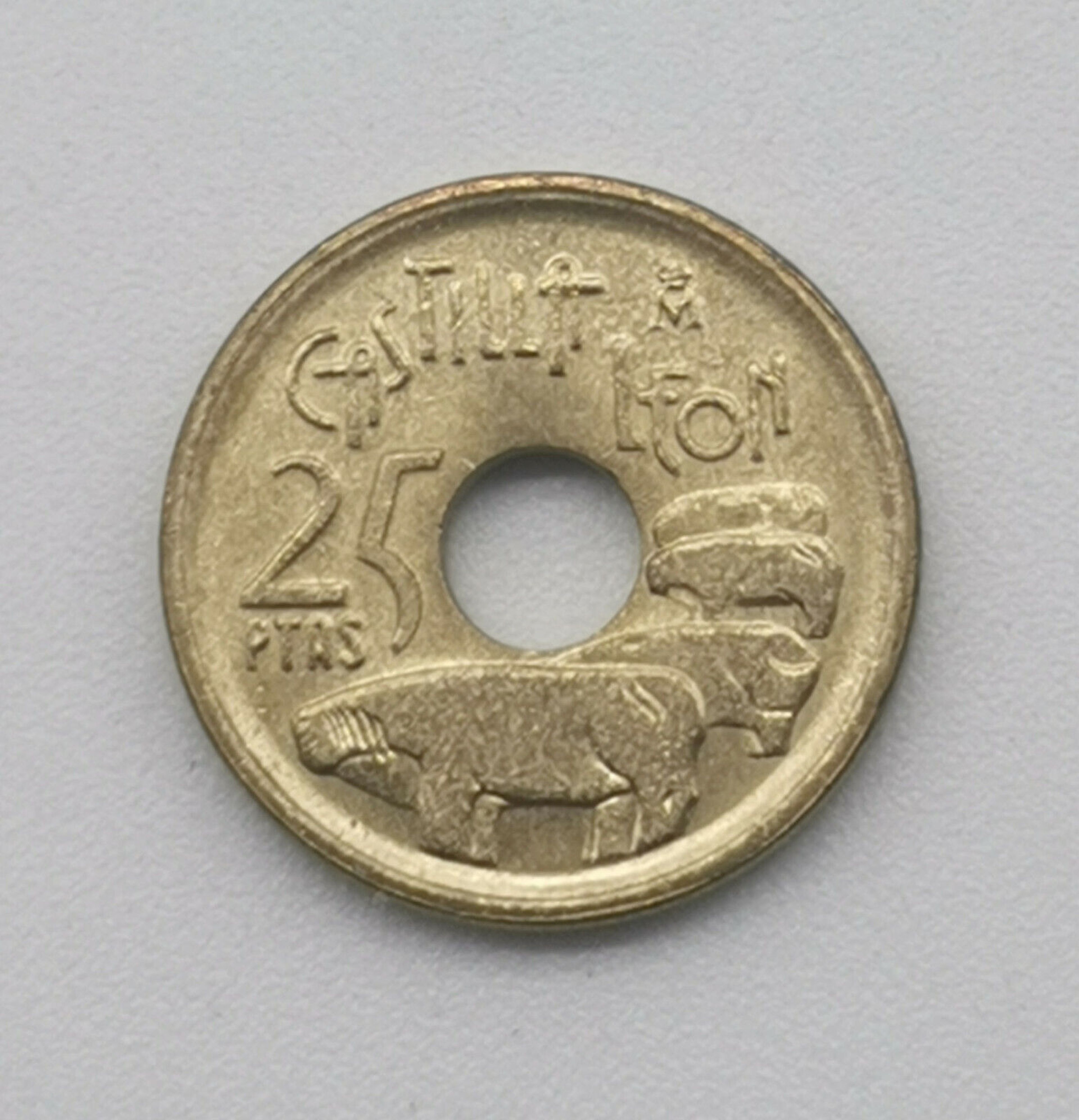 25 pesetas de 1995