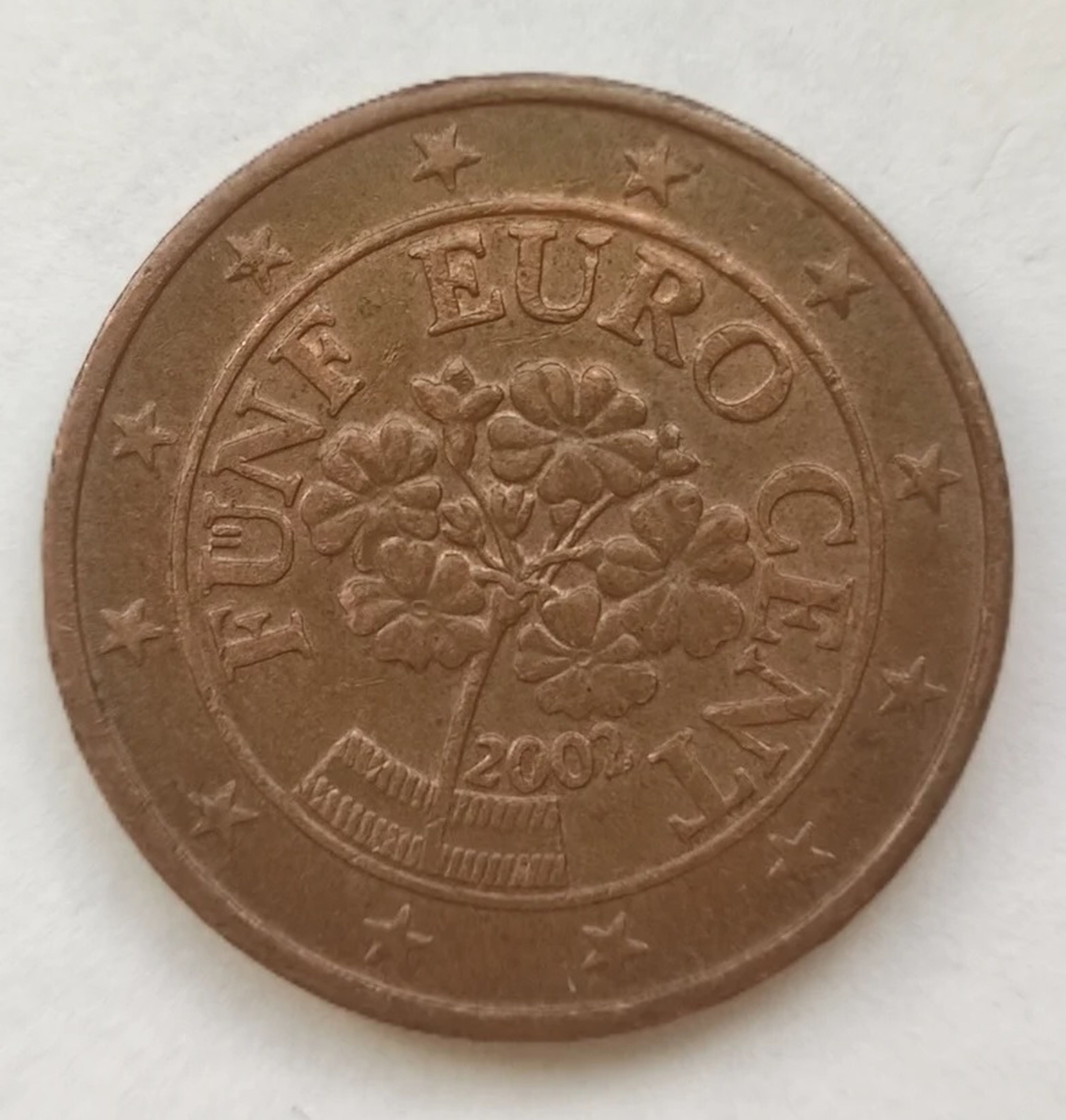 5 céntimos de Austria