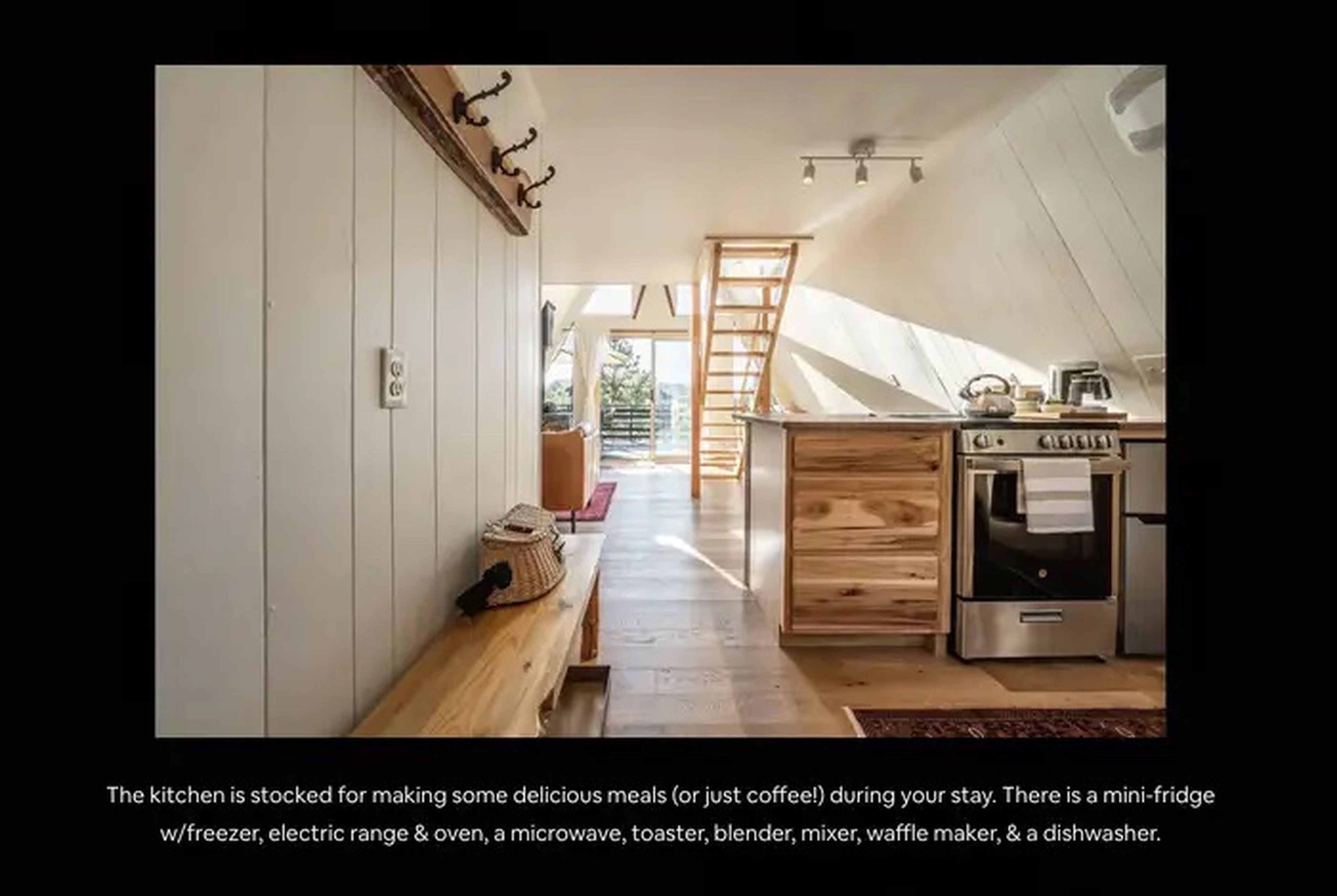 Un ejemplo de anuncio detallado de Mosher diseñado para posicionarse en lo alto de la página de Airbnb.