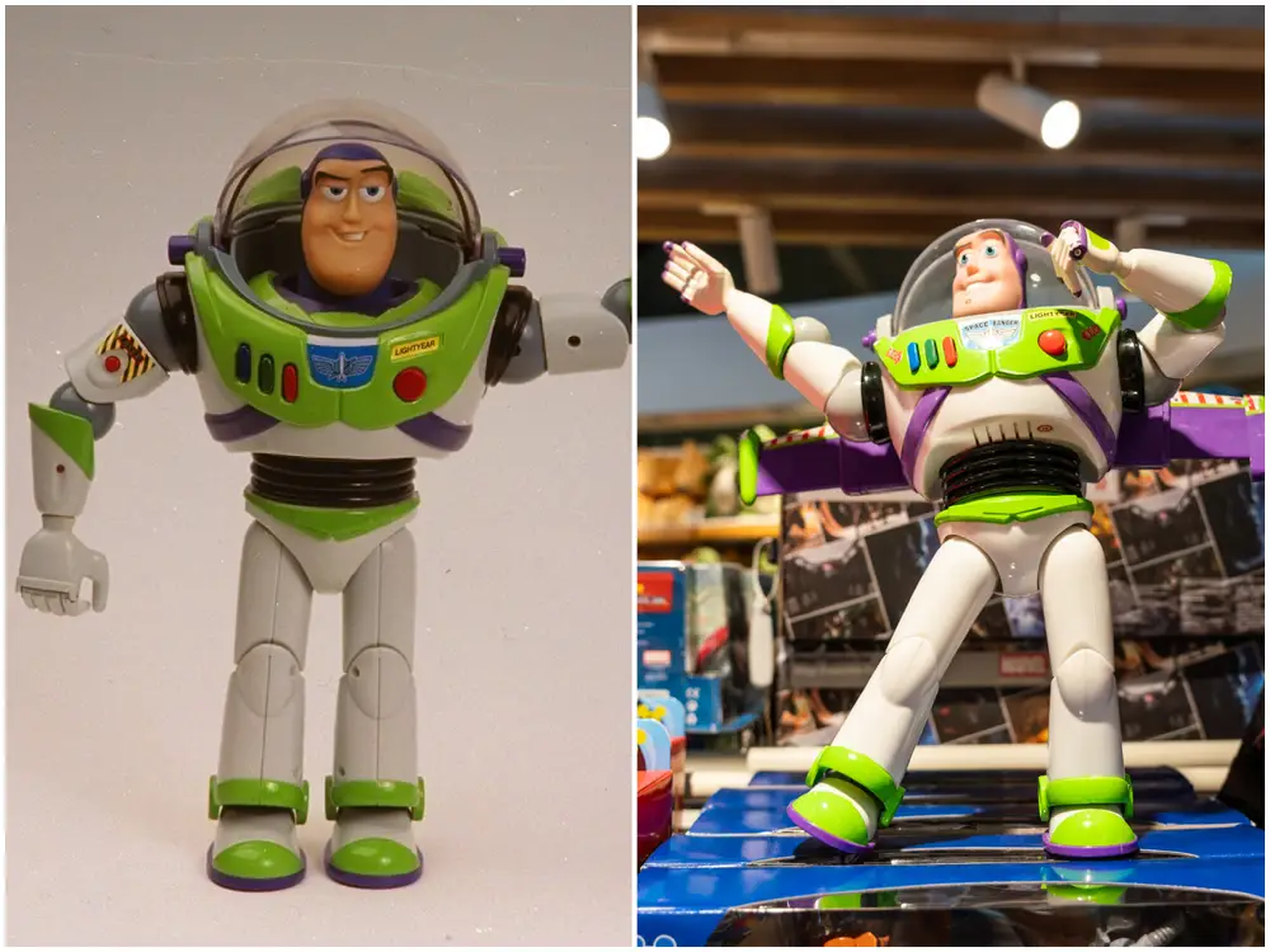 El diseño del juguete de Buzz Lightyear se ha mantenido prácticamente sin cambios desde que se lanzó por primera vez en 1995.